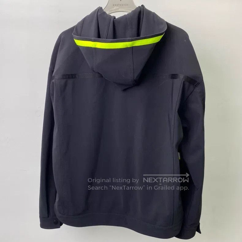 Valentino Valentino Black space cotton hooded zip jacket Size US M / EU 48-50 / 2 - 2 Thumbnail