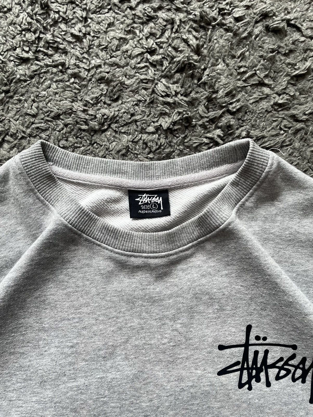 トップス Rare 00s OLD STUSSY logo sweat shirt 00s Stüssy Sweatshirt Streetwear Vintage Big Logo Rare Y2k