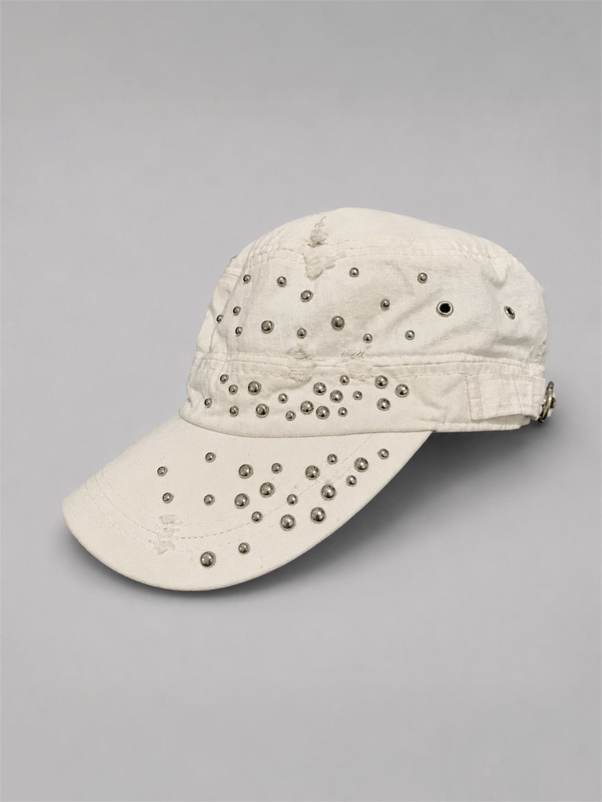 Japanese Brand Undefined Japanese Commando Hat Studded Punk Y2k Rock Style Size ONE SIZE - 1 Thumbnail