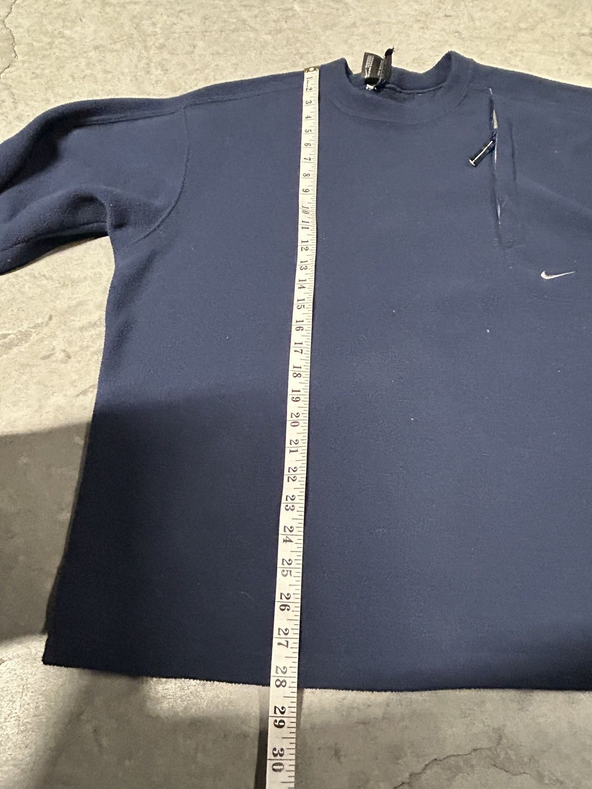 Nike Vintage Y2K Fleece Nike Sweatshirt Zip Pocket Baggy Fit Size US M / EU 48-50 / 2 - 8 Thumbnail