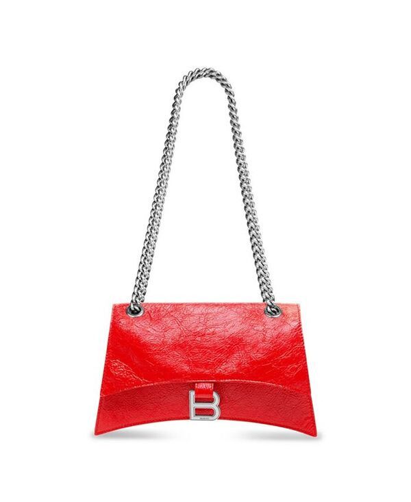 o1srvl11e1124 Size: OS / Crush Small Chain Bag in Red