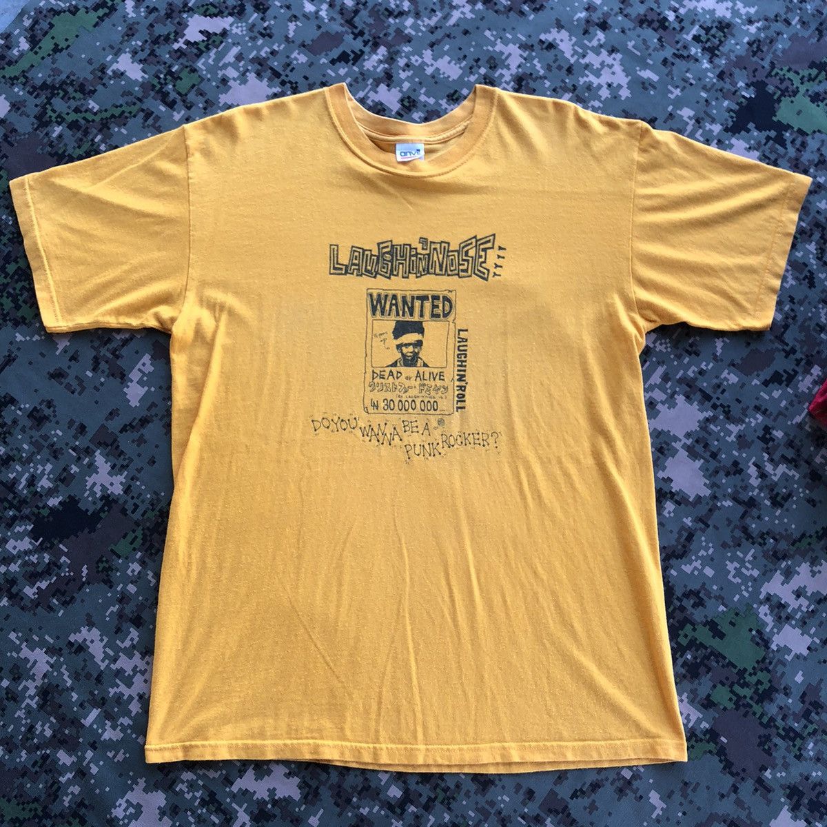 Band Tees × Vintage Vtg Laughin Nose Japanese Punk Band Tshirt Size US L / EU 52-54 / 3 - 2 Thumbnail