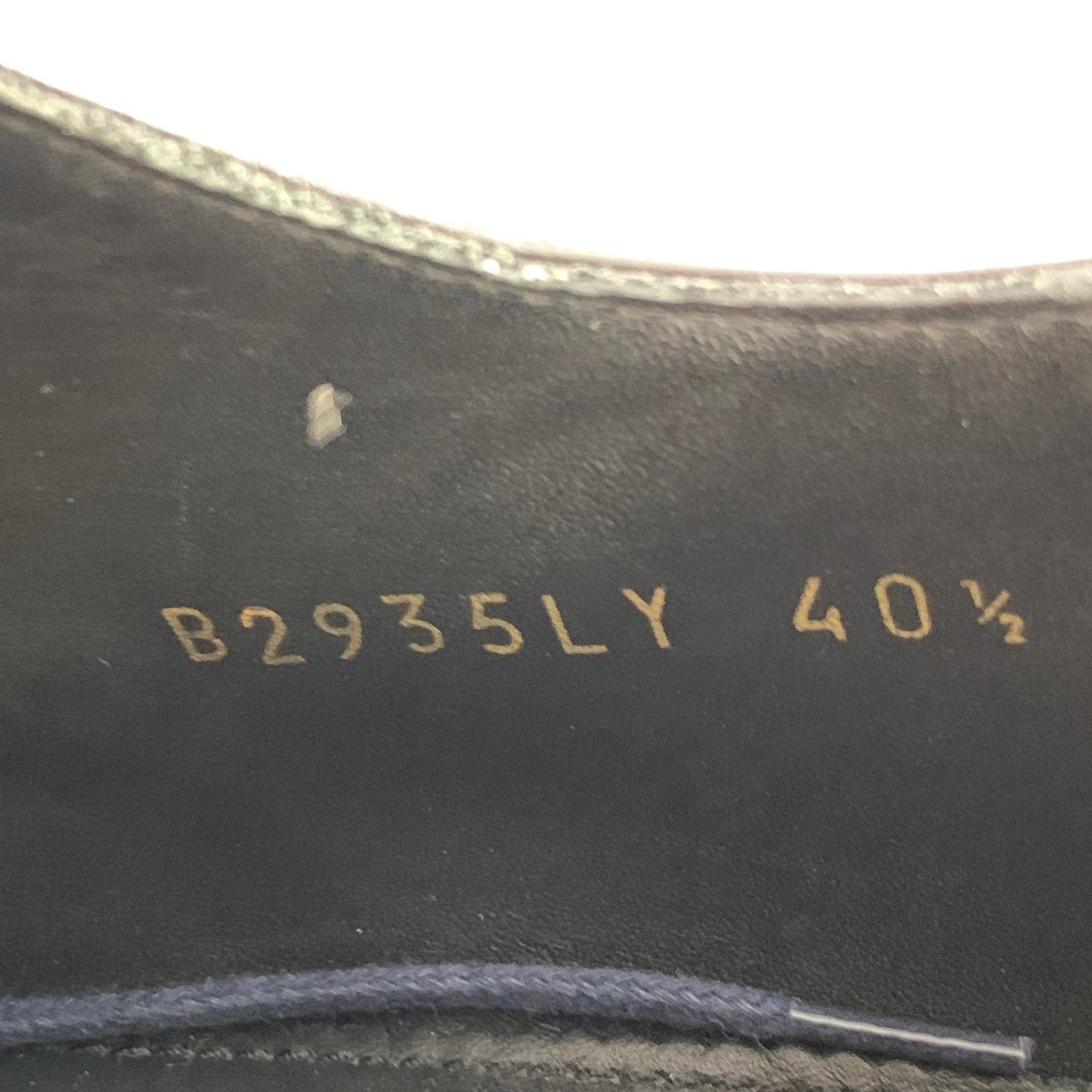 Valentino Size 7.5 Navy Embossed Stars Leather Oxford Lace-Up Shoes Size US 7.5 / EU 40-41 - 8 Thumbnail