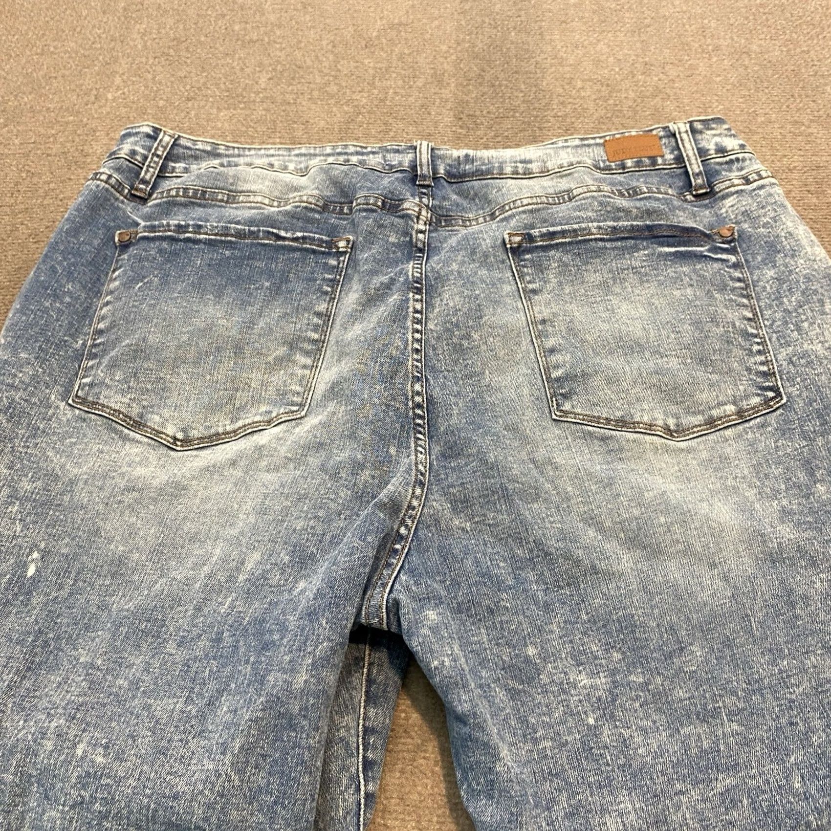 Vintage Judy Blue Jeans Women 24W Skinny Fit High Rise Stretch Denim Distressed JB88158 Size 42" / US 20 - 4 Thumbnail