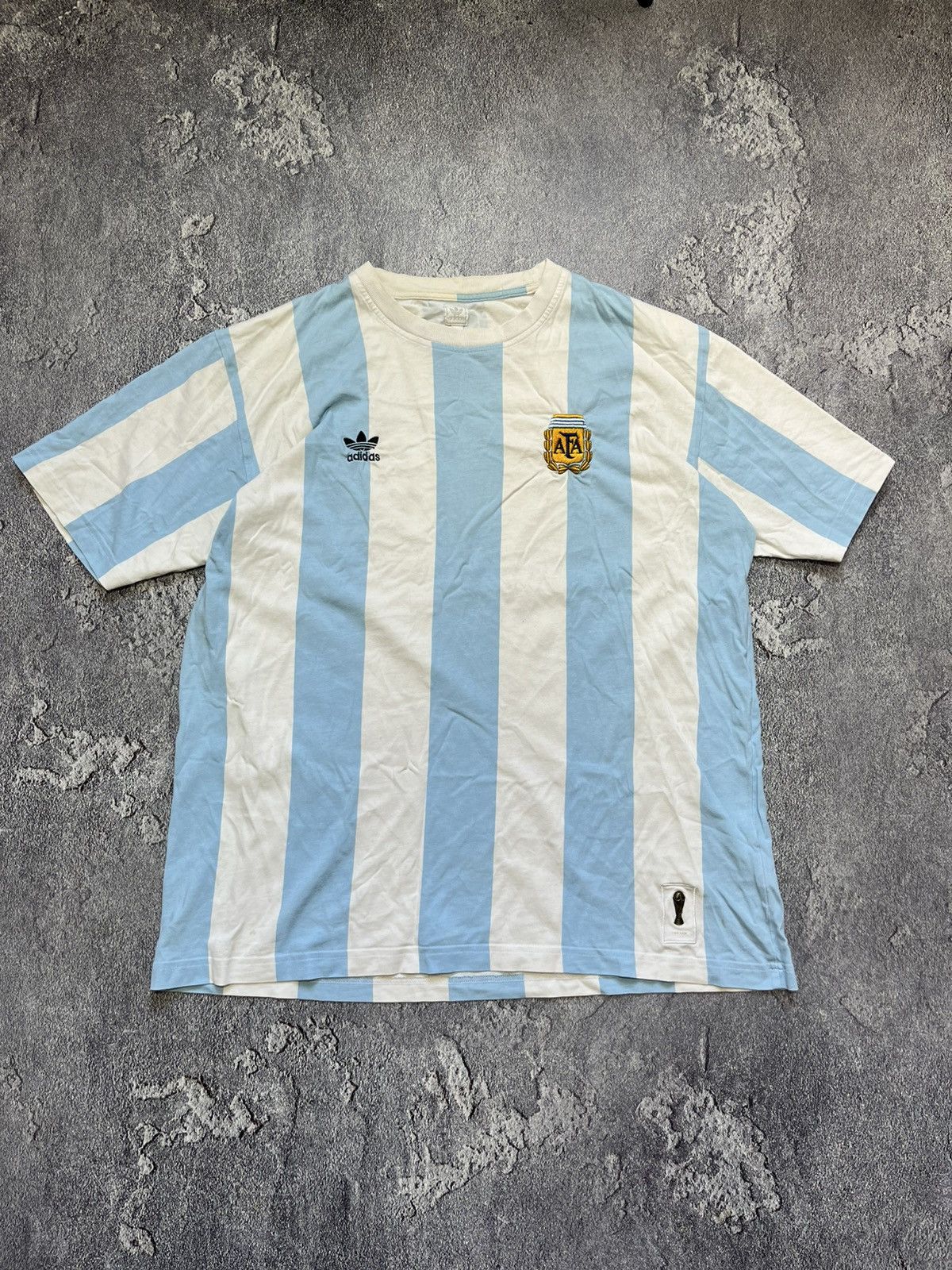 Vintage Vintage 2005 Mens ADIDAS ORIGINALS Argentina Team FIFA World Size US XL / EU 56 / 4 - 1 Thumbnail