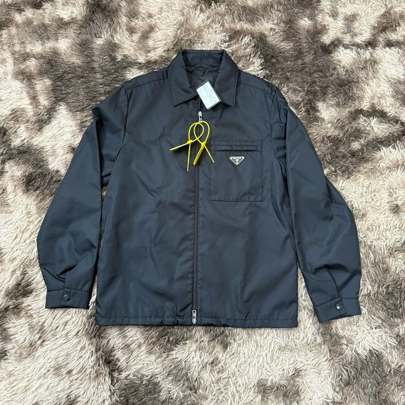 Prada PRADA SS22 Re-Nylon Zip-Up Jacket Size US S / EU 44-46 / 1 - 1 Thumbnail