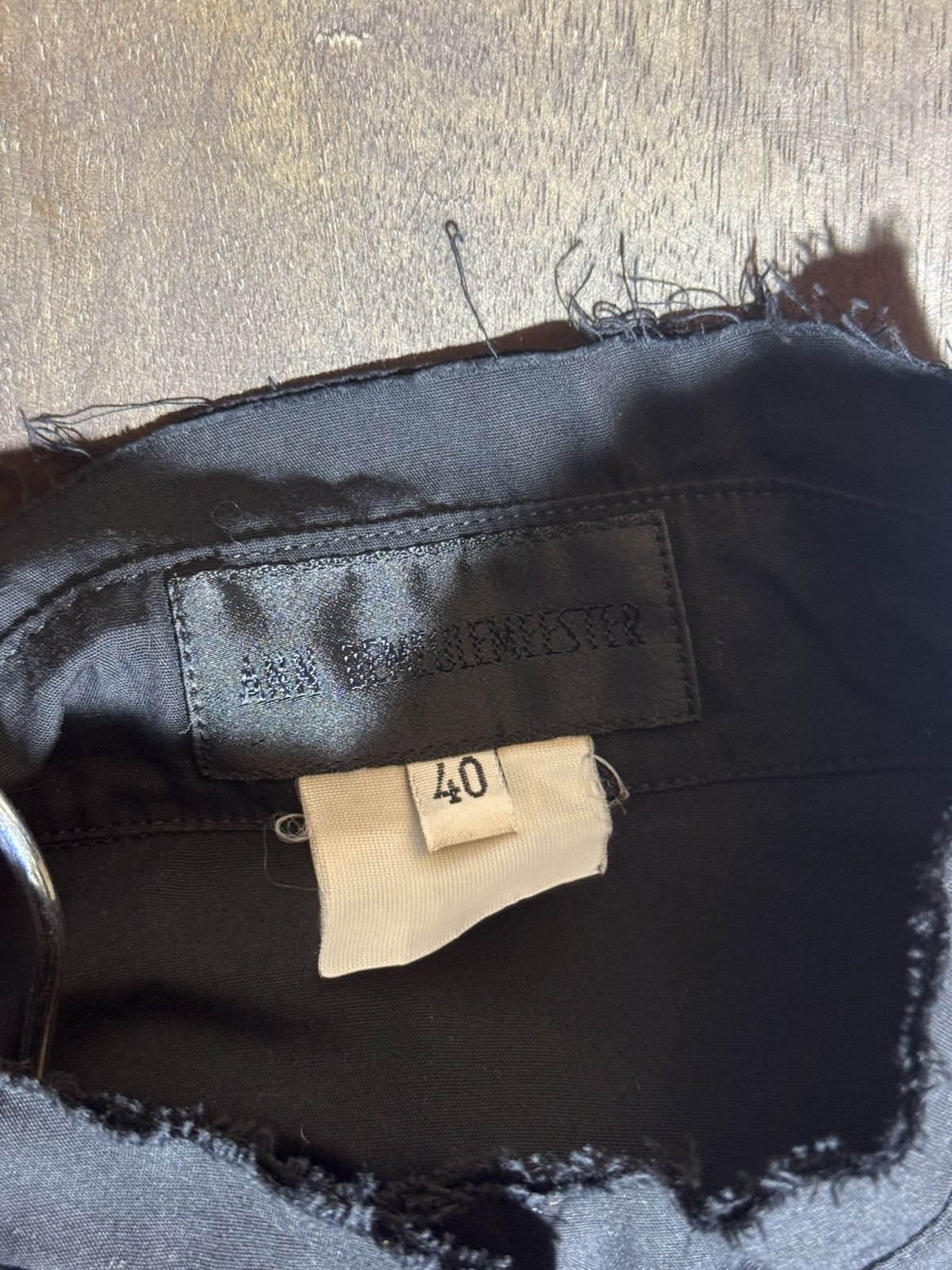 Ann Demeulemeester ann demeulemeester vintage black cotton shirt dress 40 Size M / US 6-8 / IT 42-44 - 2 Thumbnail