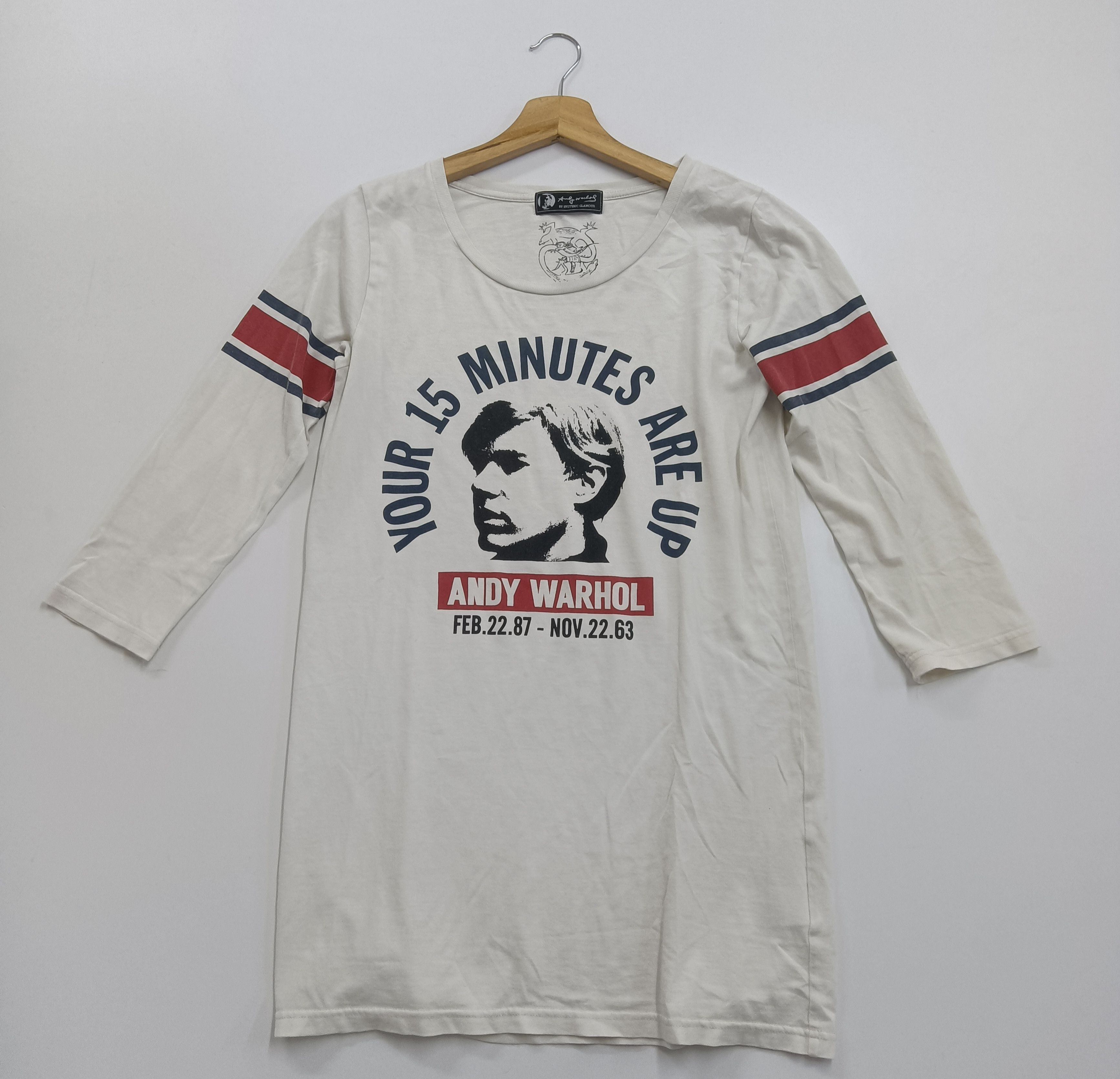 Andy Warhol × Hysteric Glamour Hysteric Glamour x Andy Warhol Your 15 Minutes Are Up #C Size US M / EU 48-50 / 2 - 1 Thumbnail