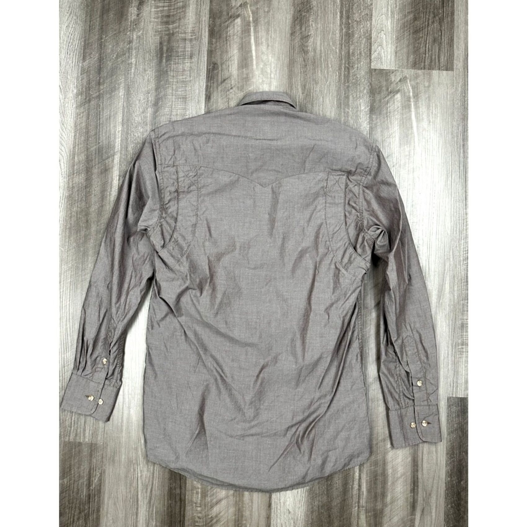 CHOCOOLATE Schaefer Sharper Shooter Chocolate Made USA Western Long Sleeve Button Small Mens Shirt Brown 100% Cotton Regular Size S Size US S / EU 44-46 / 1 - 3 Thumbnail