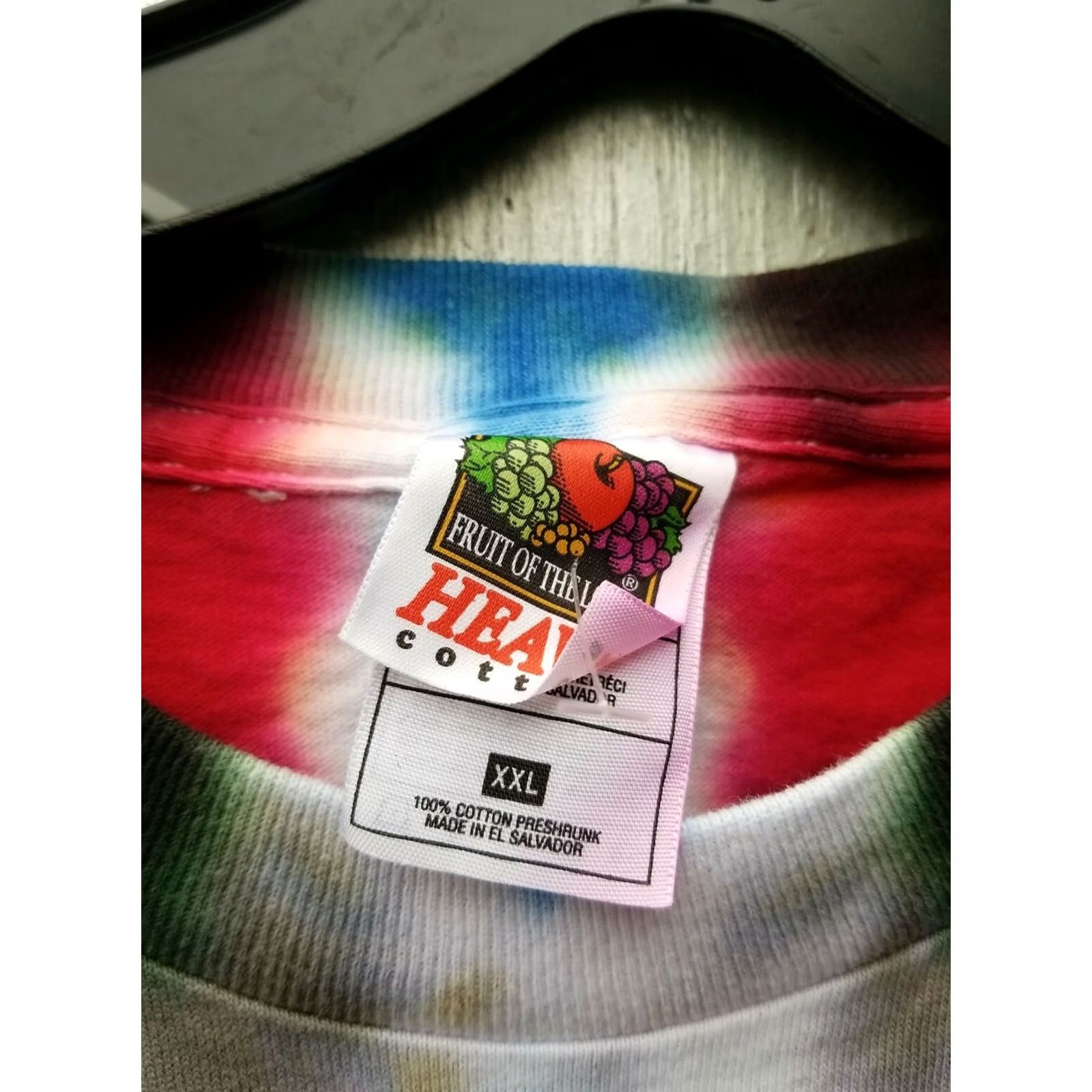 Fruit Of The Loom VINTAGE The Who Tie Dye ROCK CONCERT TOUR Shirt 2XL Mens Size US XXL / EU 58 / 5 - 2 Thumbnail