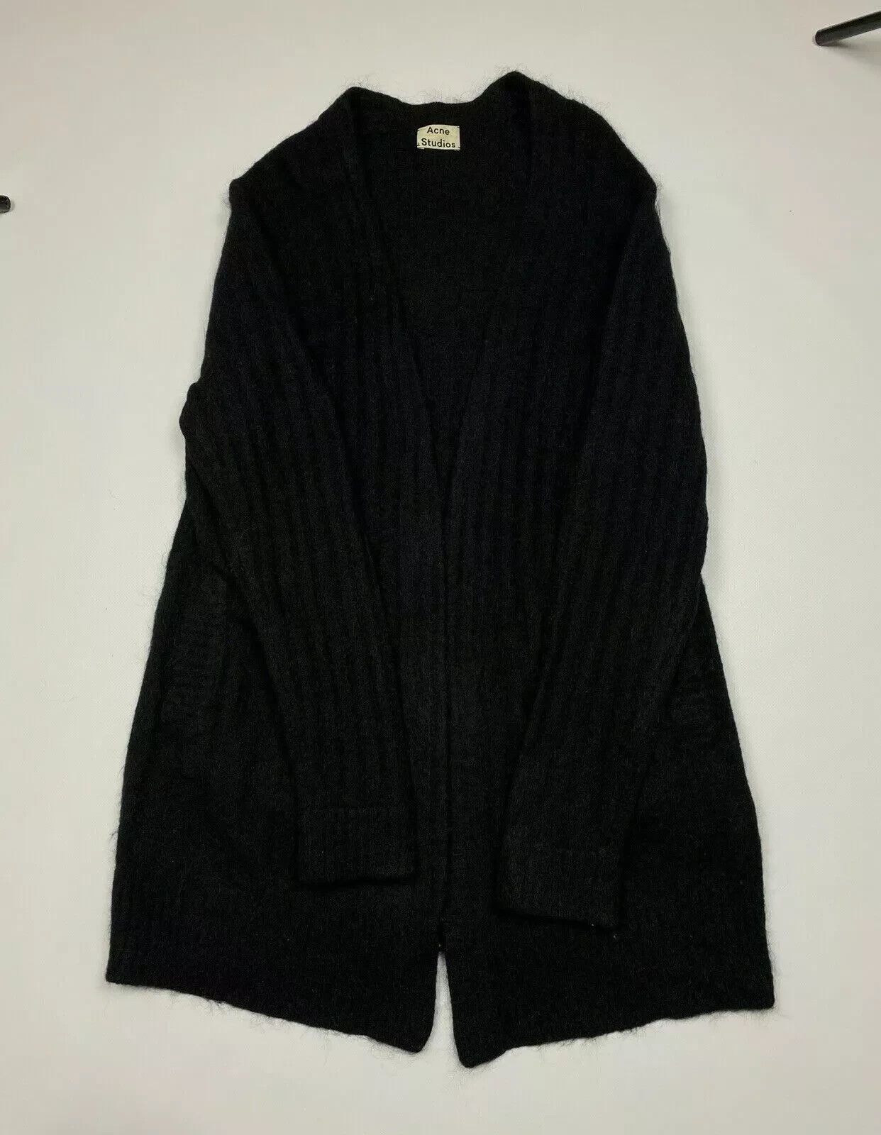 Acne Studios Acne Studios Raya Short Rib Mohair Wool Cardigan Womens Size XS / US 0-2 / IT 36-38 - 13 Thumbnail