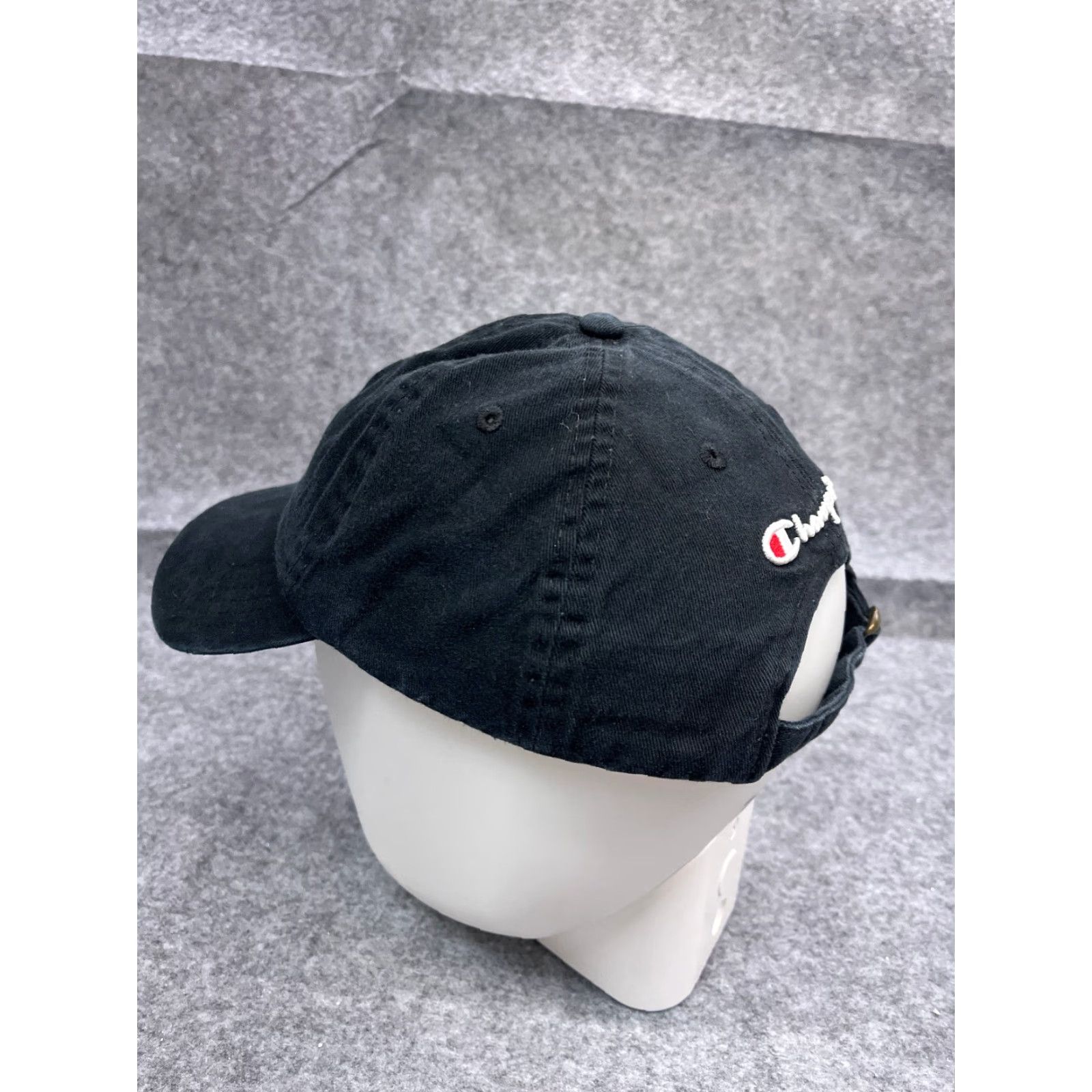 Champion Champion Hat Cap Adjustable One Size Black 100% Cotton Golf Hat Golfers Mens Size ONE SIZE - 5 Thumbnail
