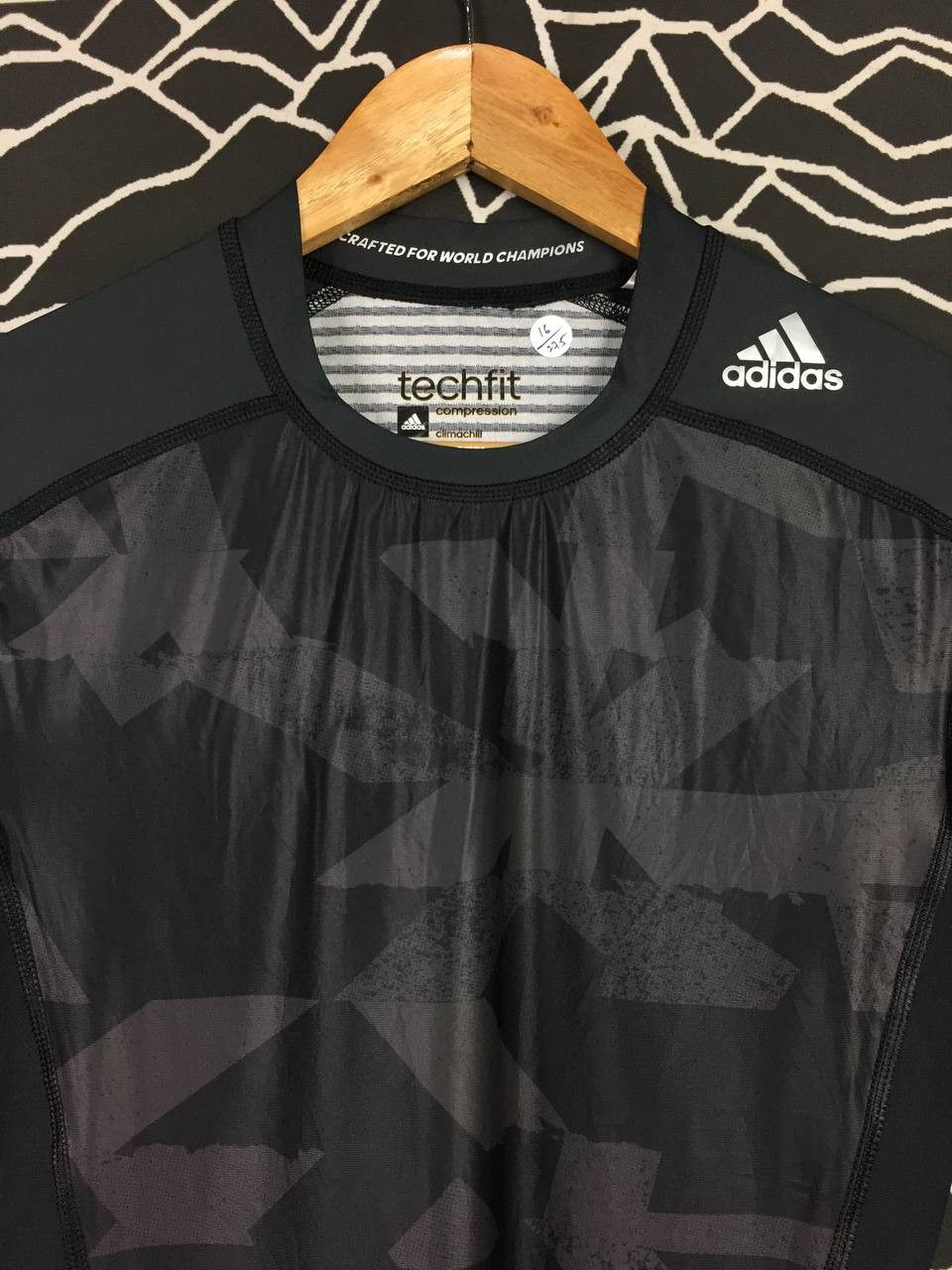 Adidas × Vintage Adidas Techfit Compression Climachill Activewear Tee Size US XS / EU 42 / 0 - 3 Thumbnail