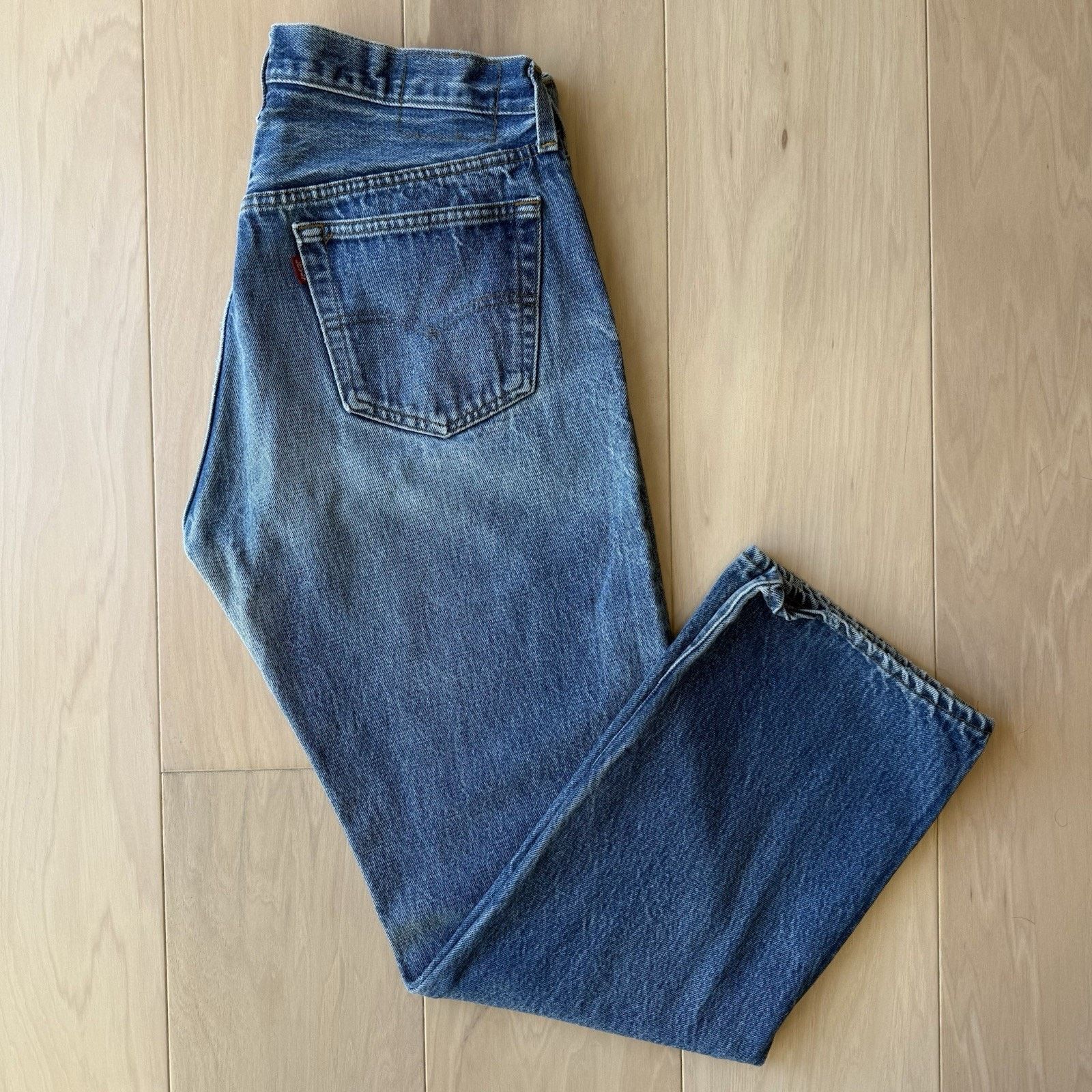 Levi's × Vintage Vintage Levis 501 Jeans 32 Blue 80s Dark Wash Made in USA Size US 32 / EU 48 - 2 Thumbnail