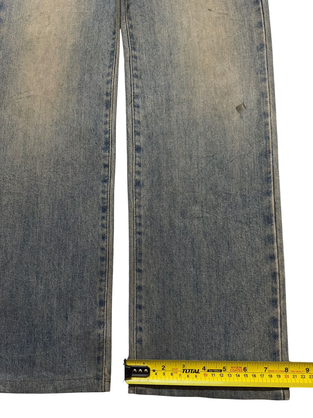 Edwin Vintage 90s Edwin Blue Mud Wash Straight Leg Loose Jeans Size US 28 / EU 44 - 14 Thumbnail