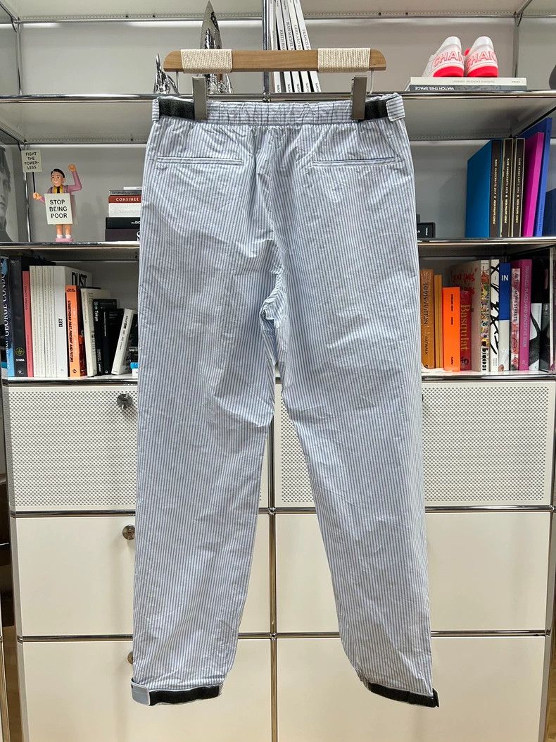 Prada Prada Blue and white striped trousers 2501-Nextarrow Size US 32 / EU 48 - 2 Thumbnail