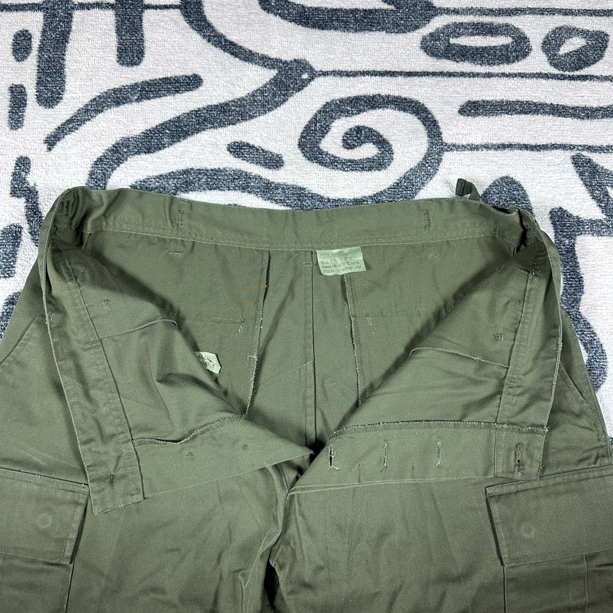 Vintage Rothco Ultra Force Military Green Cargo Pants Size 34 Size US 34 / EU 50 - 3 Thumbnail
