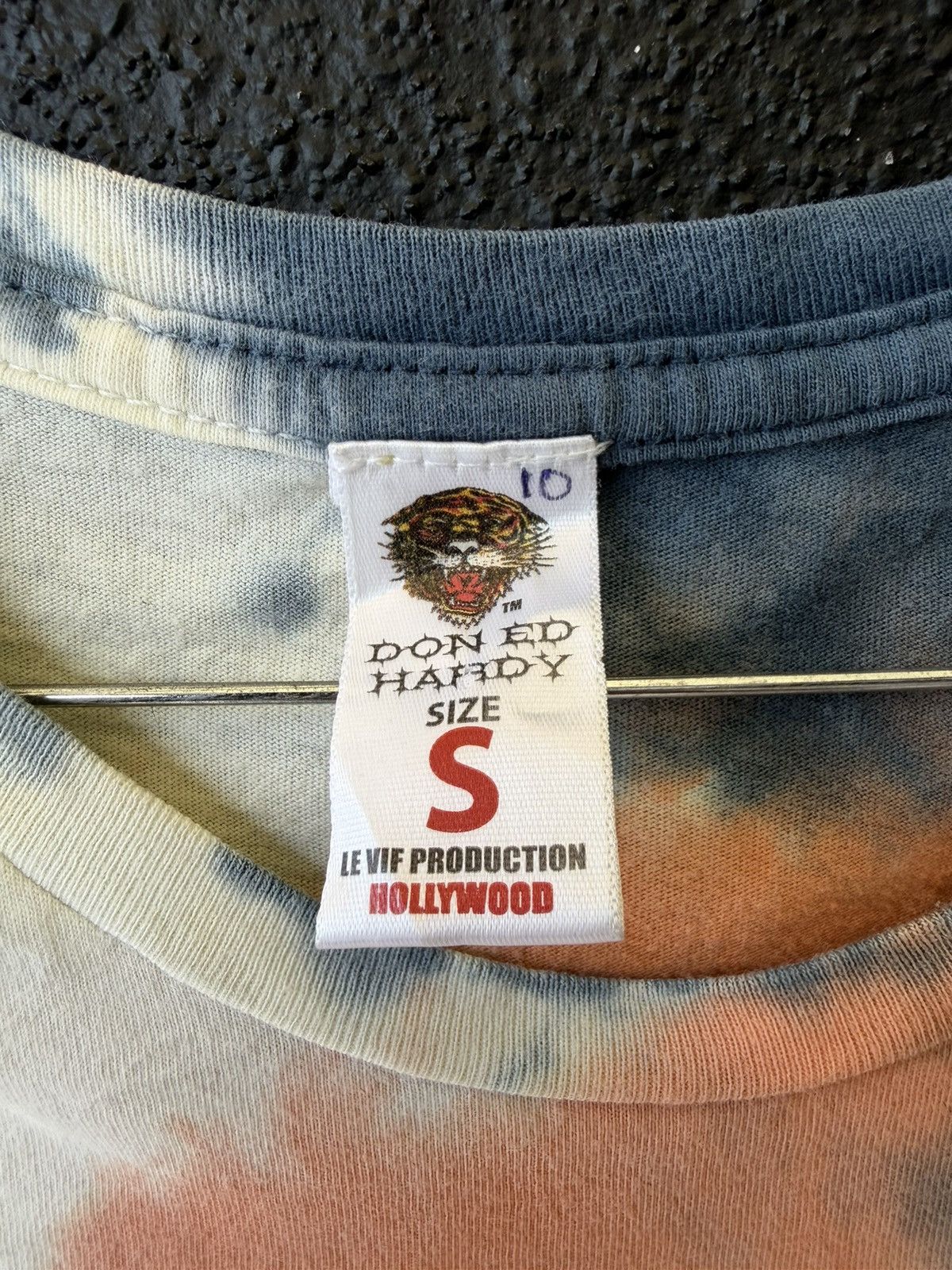 Ed Hardy × Glo Gang × Unknown London VINTAGE Y2K Ed Hardy Los Angeles Dead or Alive Tie-Dye Skull Size S / US 4 / IT 40 - 7 Thumbnail