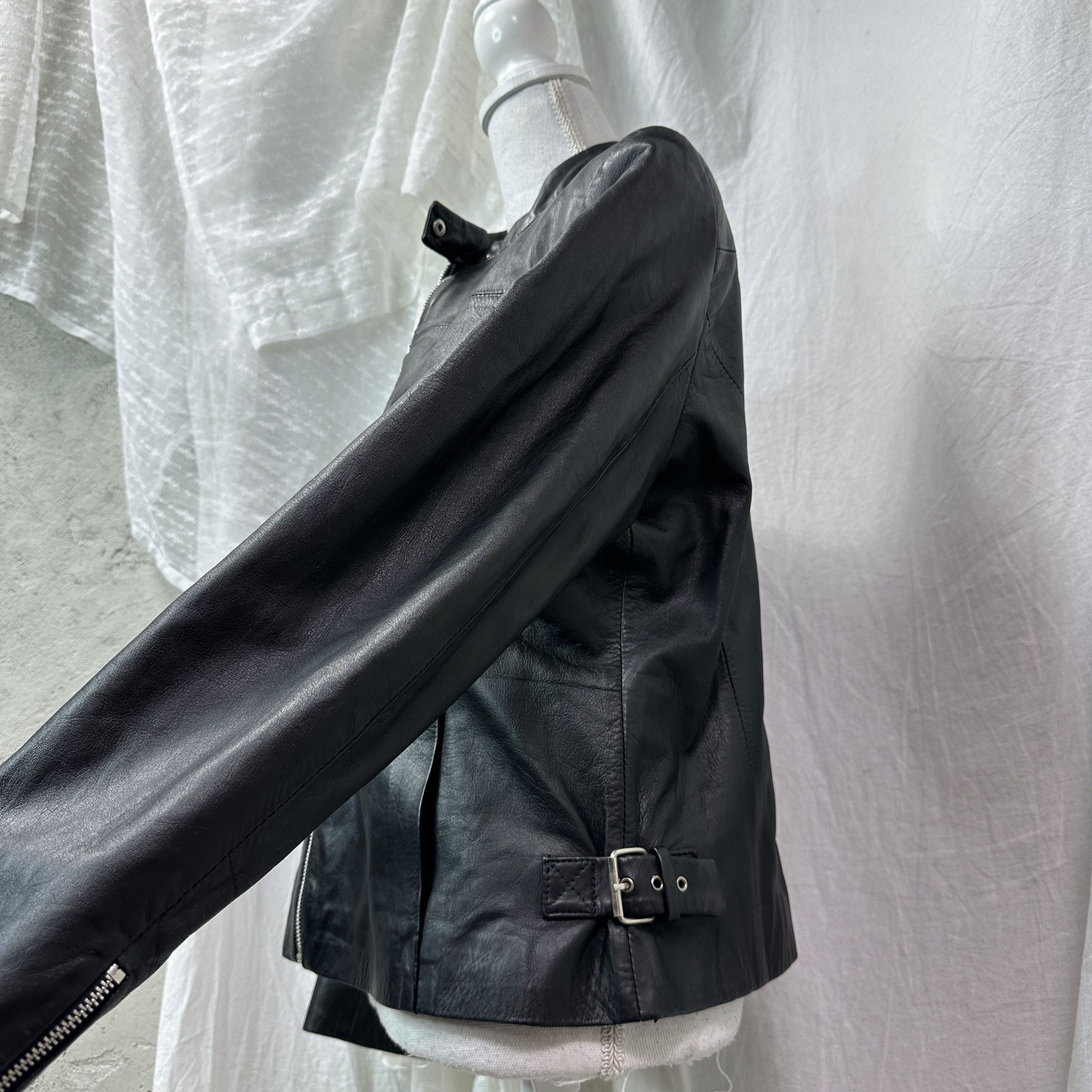 Vintage Vintage Leather Grunge Biker Moto Buckled Jacket Y2K Size US M / EU 48-50 / 2 - 5 Thumbnail
