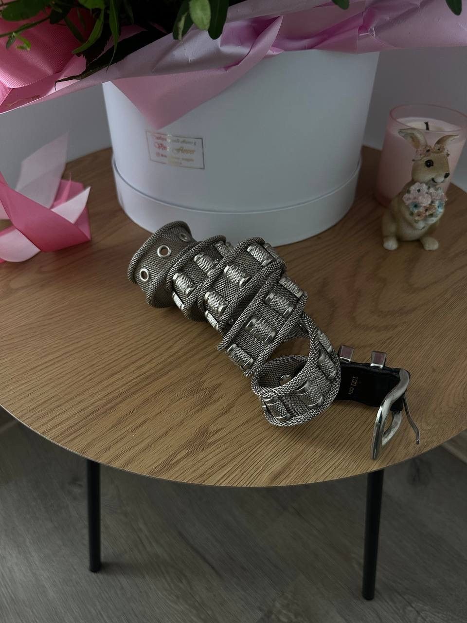 Vintage Vintage Metal Strap Mesh Avant Garde Belt Size ONE SIZE - 5 Thumbnail