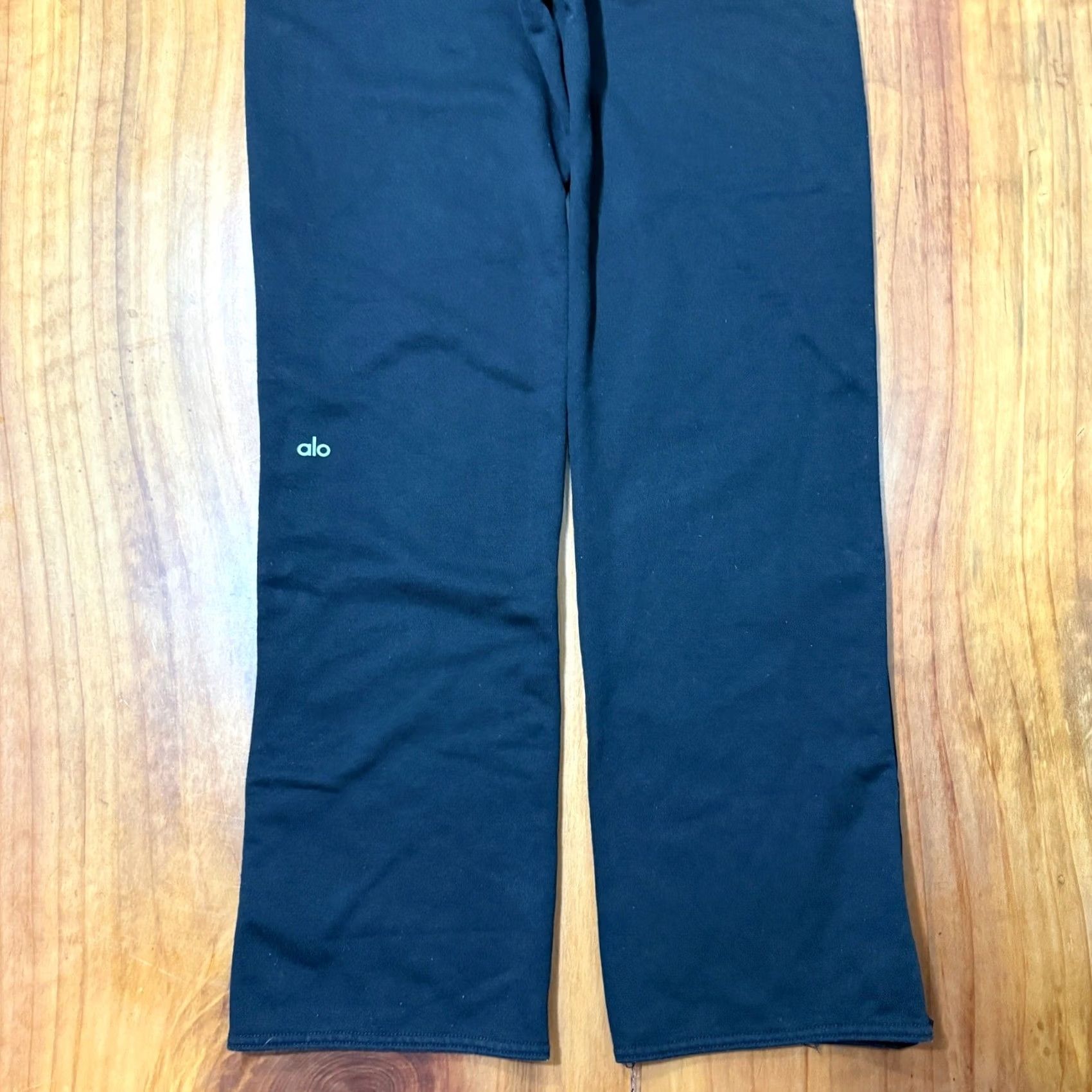 Alo Yoga ALO Yoga ALO Tearaway Snap Pants XS Wide Athletic Cotton High Rise Black Casual Womens XS Size 26" / US 2 / IT 38 - 4 Thumbnail