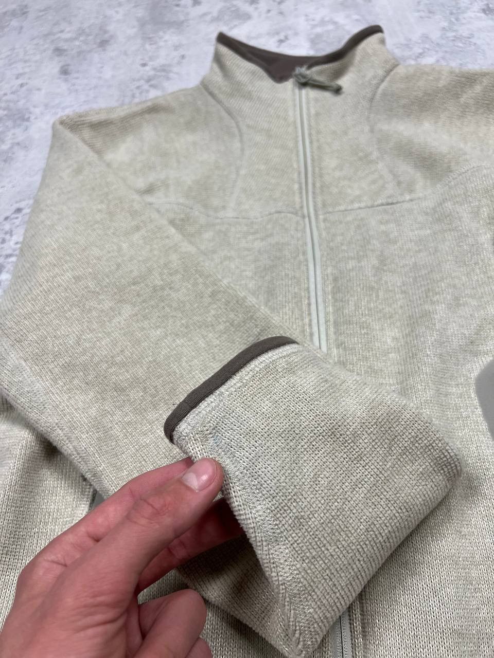 Arc'teryx Arcteryx Polartec Beige Zip-Fleece Sweatshirt Size M / US 6-8 / IT 42-44 - 21 Thumbnail