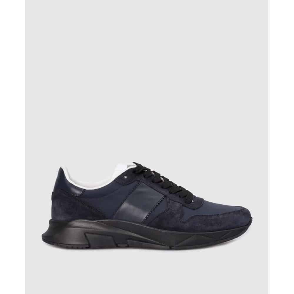 Tom Ford o1loc1c1025 J1262 Size: 10 TF / Jagga Low-Top Sneakers Navy Size US 10 / EU 43 - 1 Thumbnail