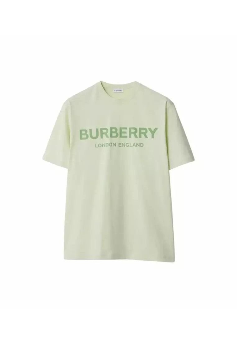 Burberry o1w1db10326 Ellison Logo T-Shirt in Pistachio Size US XL / EU 56 / 4 - 1 Thumbnail