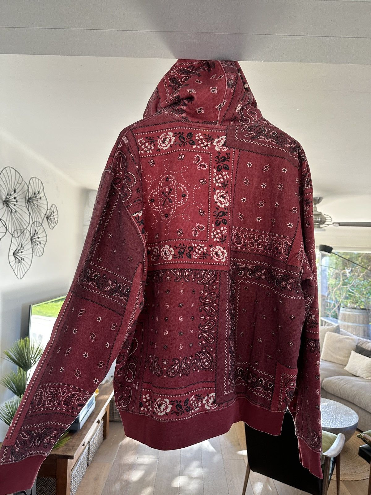 Kith Kith Deconstructed Bandana Williams III Hoodie - Pyre Size US M / EU 48-50 / 2 - 2 Thumbnail