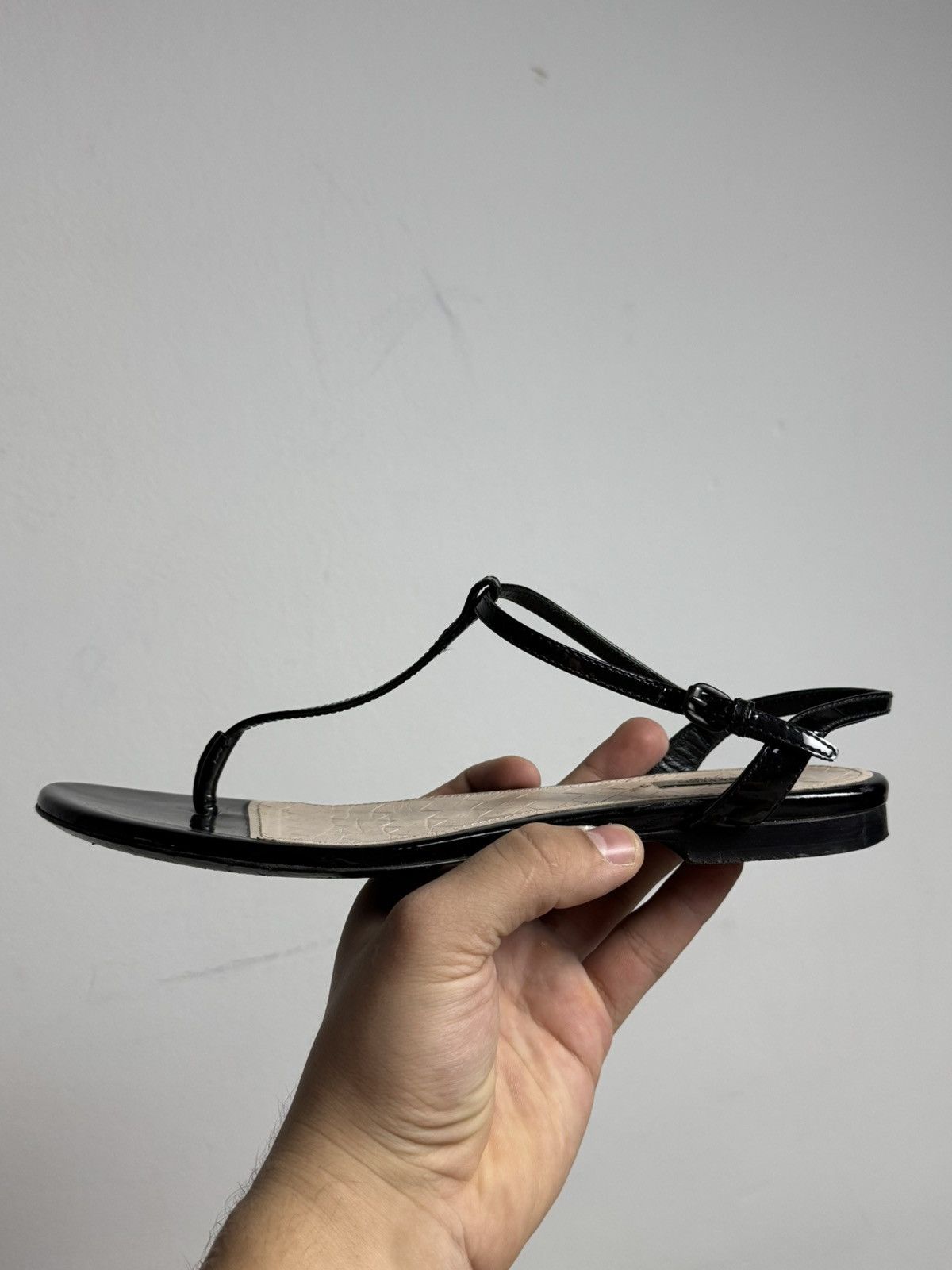 Bottega Veneta Bottega Veneta Luxury Leather Sandals Old Money Size US 7.5 / IT 37.5 - 2 Thumbnail
