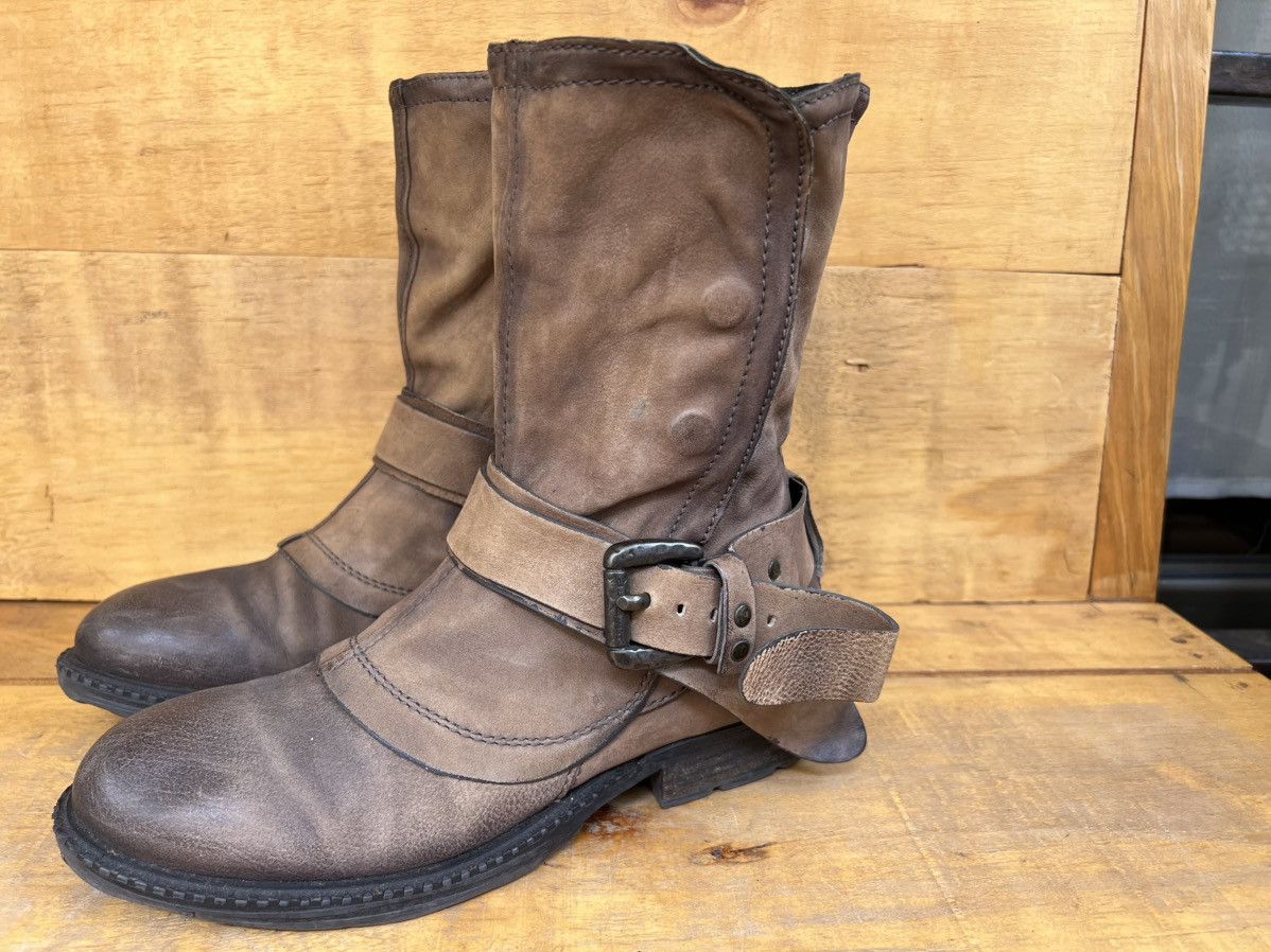 A.S.98 Airstep A.S.98 brown biker boots Size US 9 / IT 39 - 1 Thumbnail