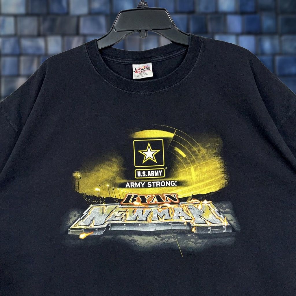 Chase Authentics Ryan Newman Shirt Mens 3XL U.S. Army NASCAR Double Sided Black Racing Tee Size US XXL / EU 58 / 5 - 1 Thumbnail