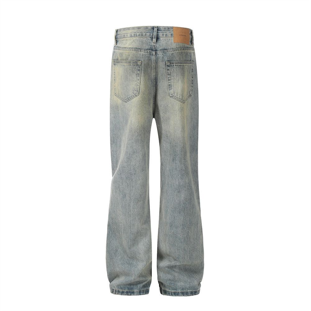 Japanese Brand × Vintage Men's punk distressed loose casual flared ripped jeans Size US 32 / EU 48 - 3 Thumbnail