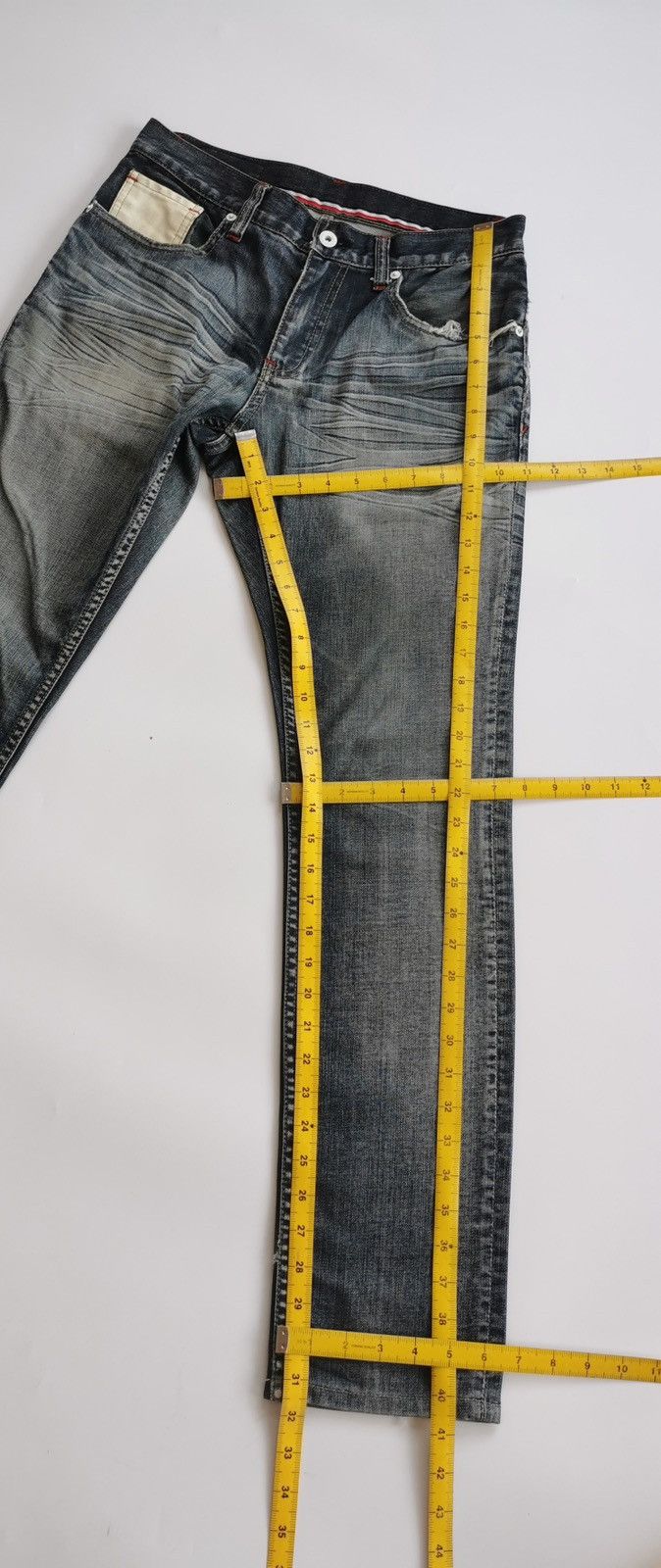 Boycott Boycott Japan Faded Distressed Jeans Size US 30 / EU 46 - 12 Thumbnail