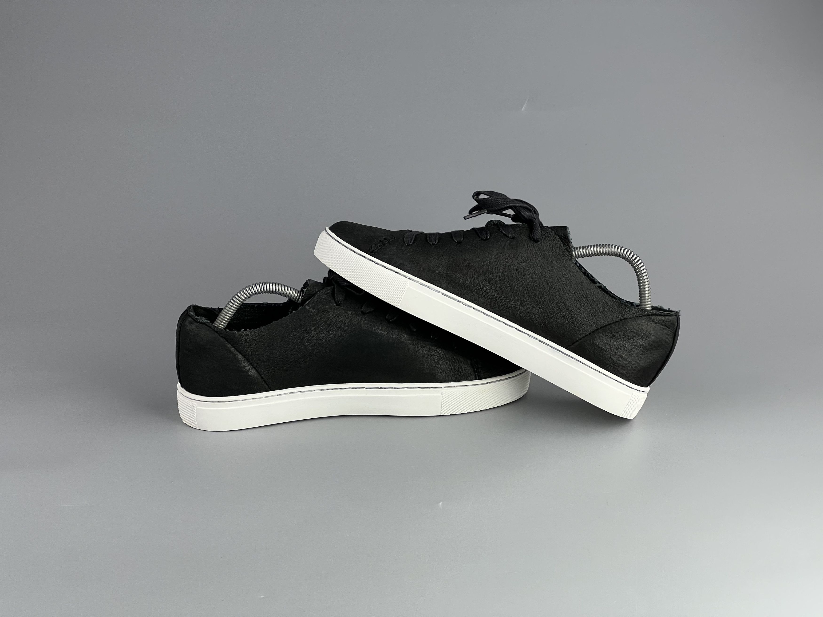 Crime London Crime London Black Leather Sneakers Size 40 Size US 9 / IT 39 - 6 Thumbnail