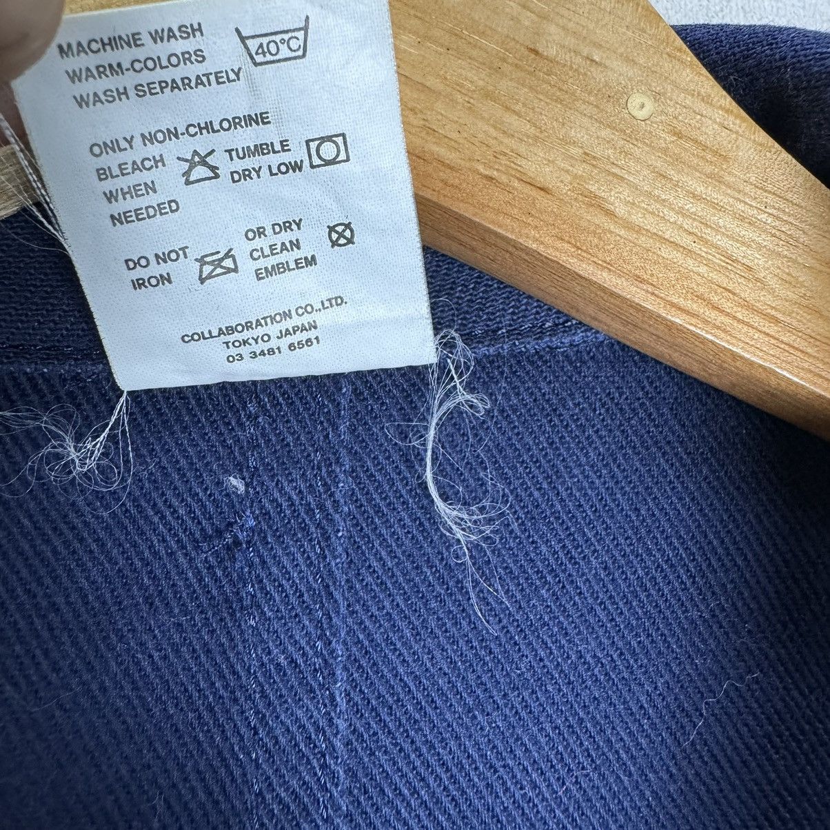 English Laundry × Indigo ⚡️LAUNDRY FRANCE WORKWEAR BUTTON JACKET Size US M / EU 48-50 / 2 - 10 Thumbnail