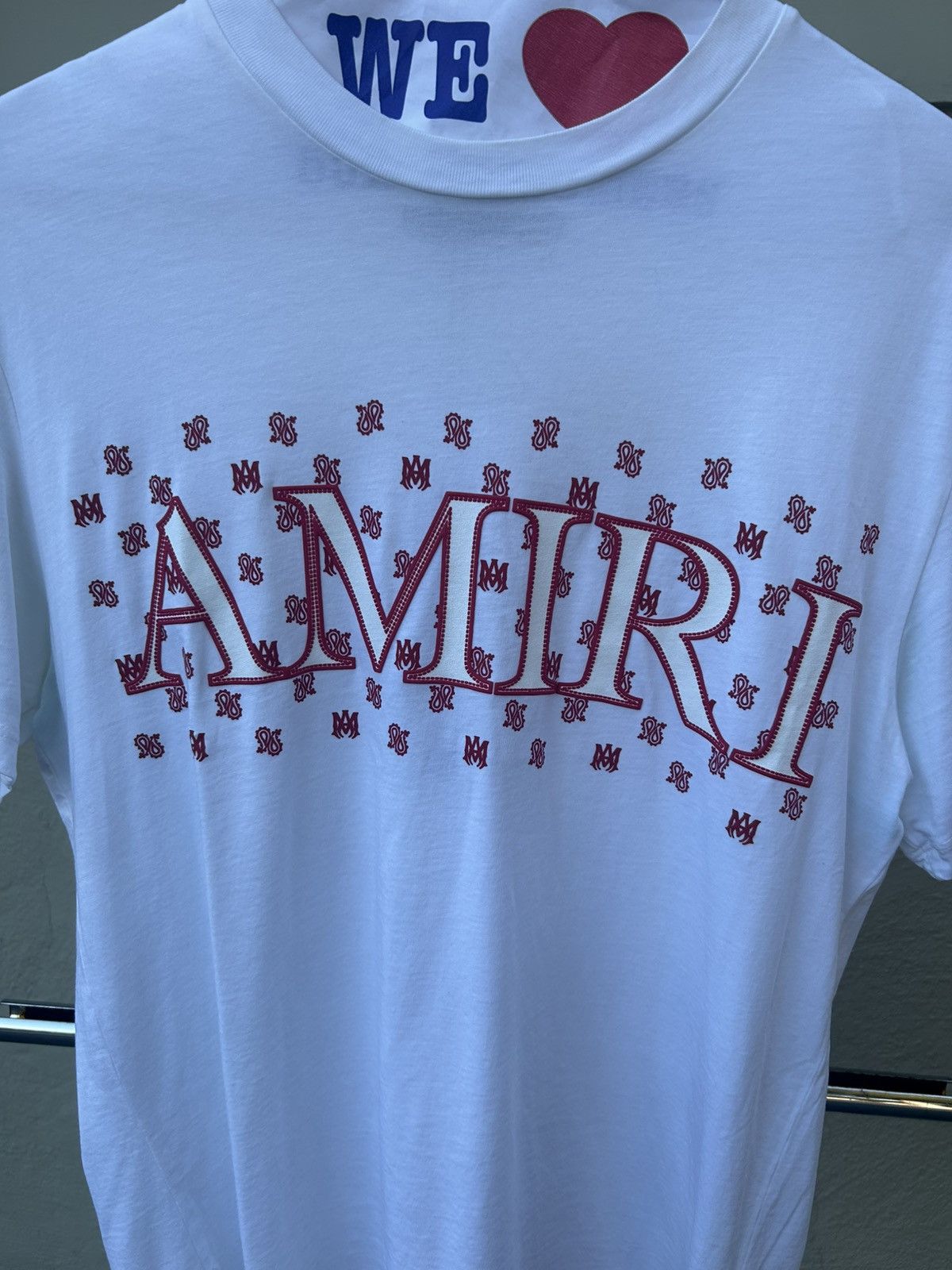 Amiri Amiri white paisley tee Size US XS / EU 42 / 0 - 2 Thumbnail