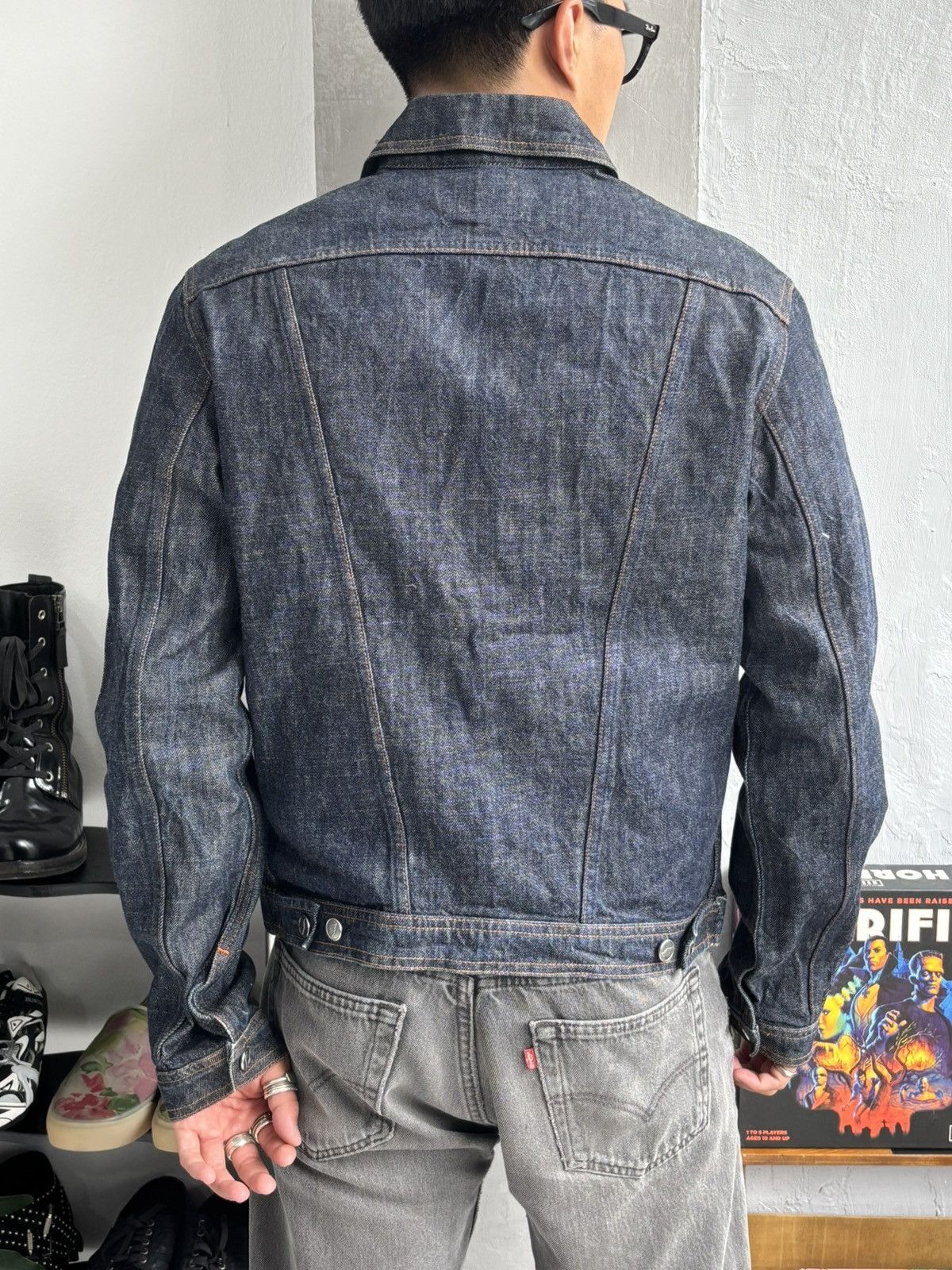 W&LT W&LT 90s raw denim bolts jacket Size US M / EU 48-50 / 2 - 2 Thumbnail
