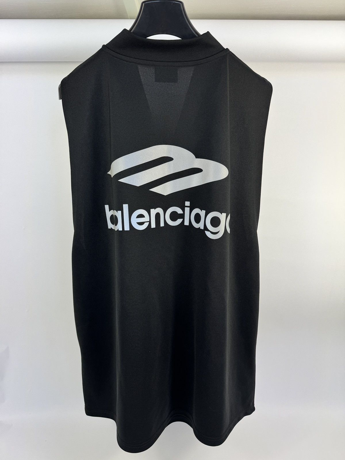 Balenciaga LOGO PRINT OVERSIZED SLEEVELESS VEST Size US L / EU 52-54 / 3 - 2 Thumbnail