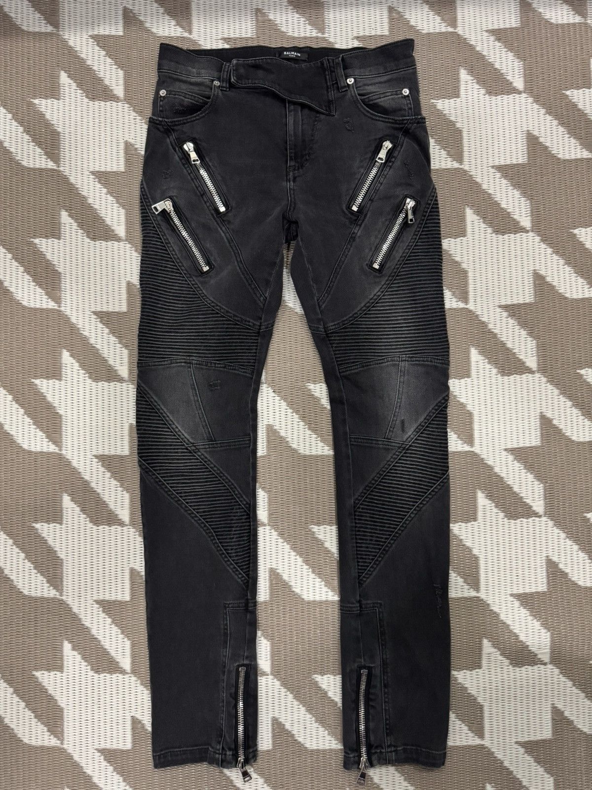 Balmain Biker Denim