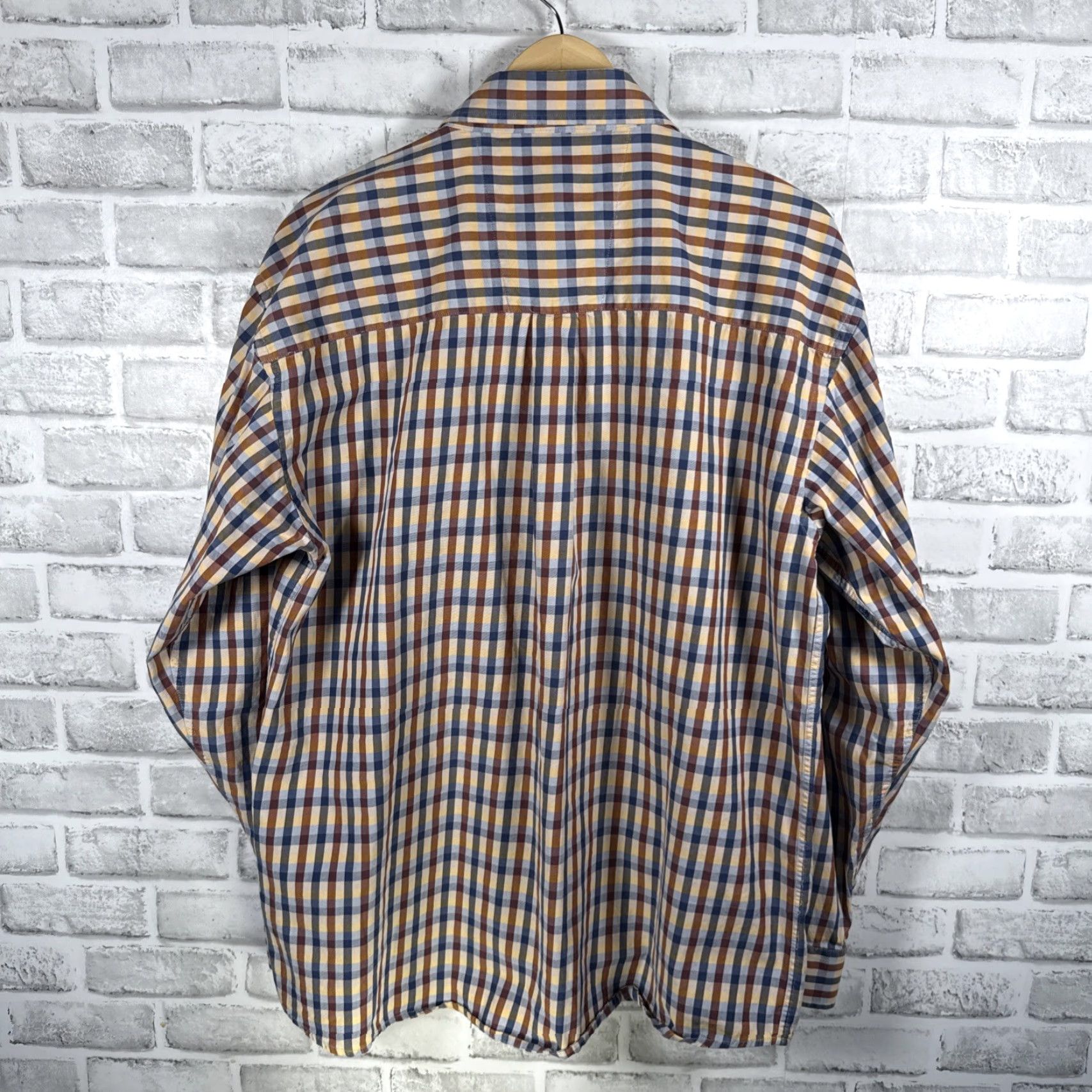 Wrangler George Strait Wrangler Shirt Multicolor Plaid Button-Up Long Sleeve Mens L Pit To Pit 24” Size US L / EU 52-54 / 3 - 4 Thumbnail