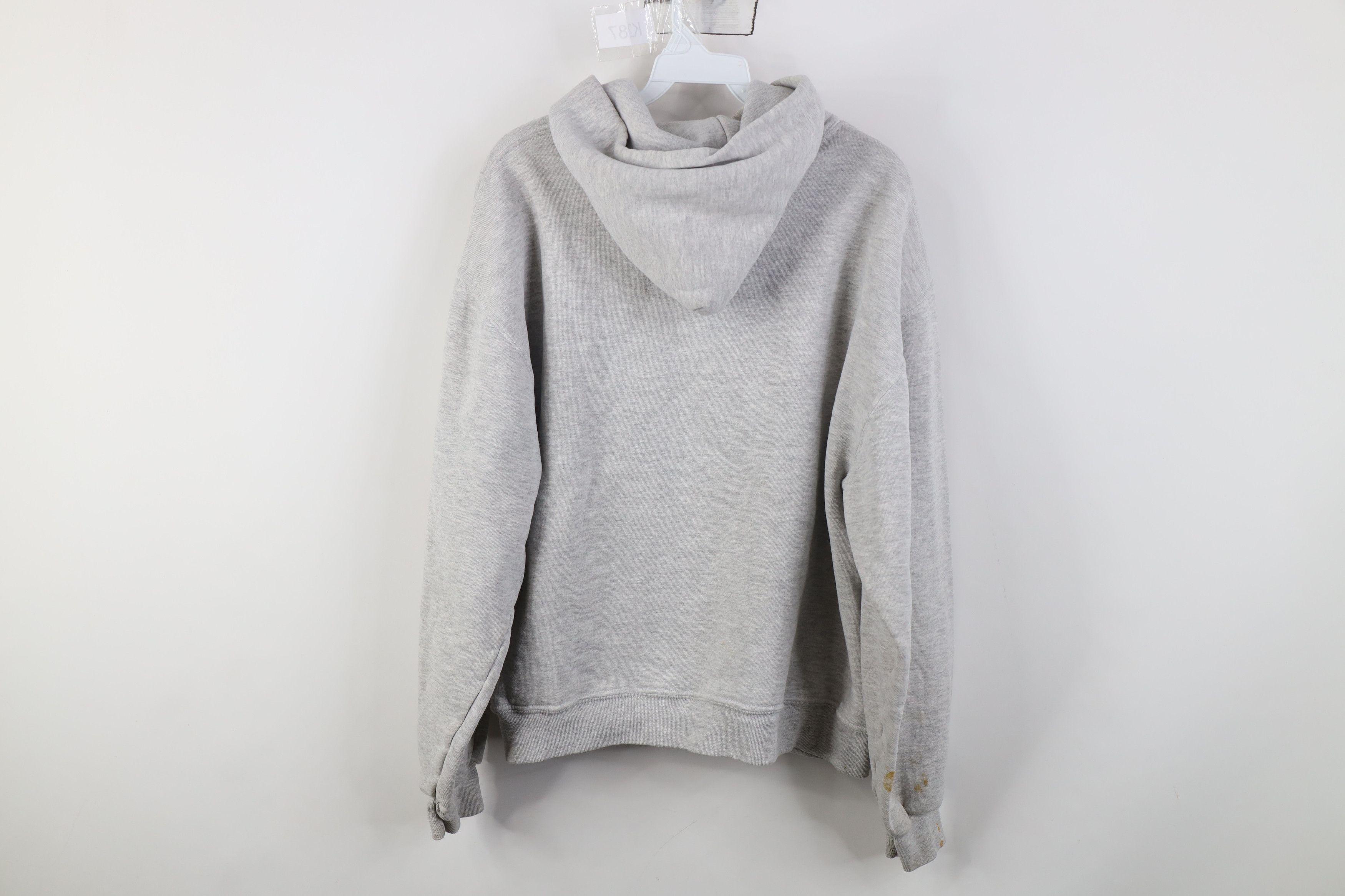 Russell Athletic Vintage 90s Russell Athletic Blank Hoodie Sweatshirt Gray Size US M / EU 48-50 / 2 - 13 Thumbnail