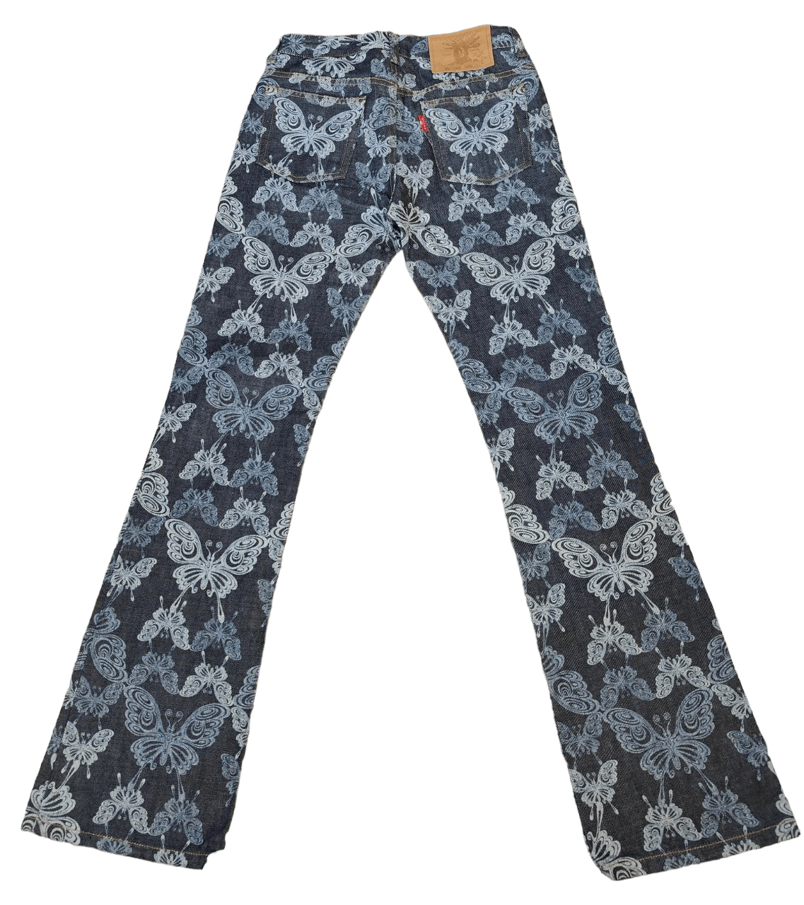 Hysteric Glamour ❎ Ozone Community Printed Flare Denim Size 26" / US 2 / IT 38 - 3 Thumbnail