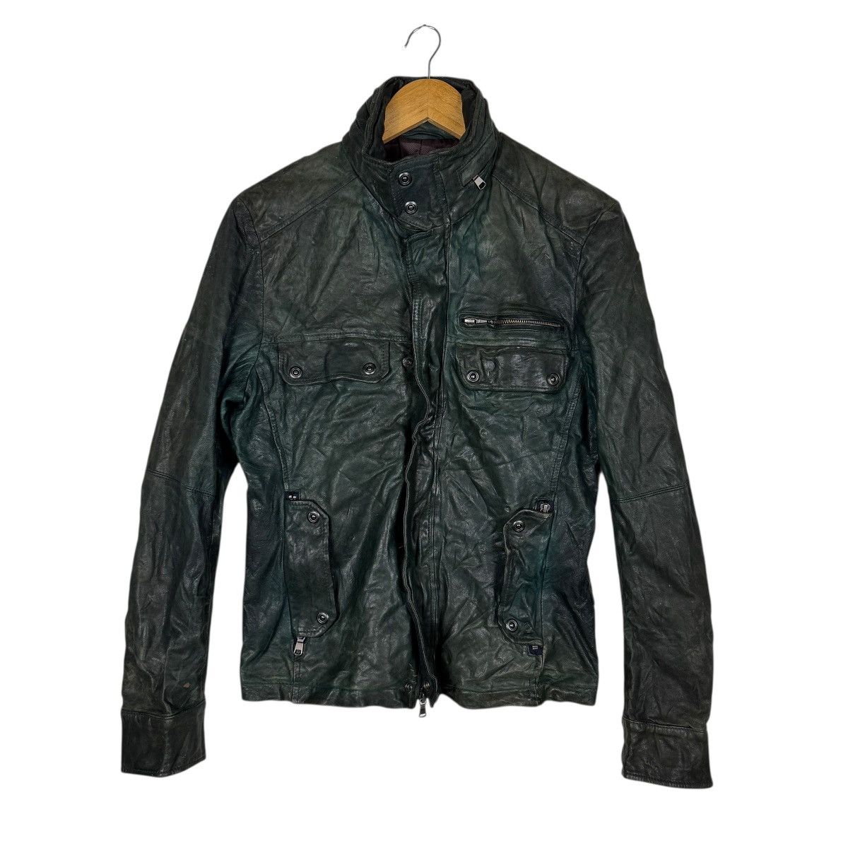 BUFFALO BOBS Scartish High Street Leather Jacket Size US M / EU 48-50 / 2 - 2 Thumbnail