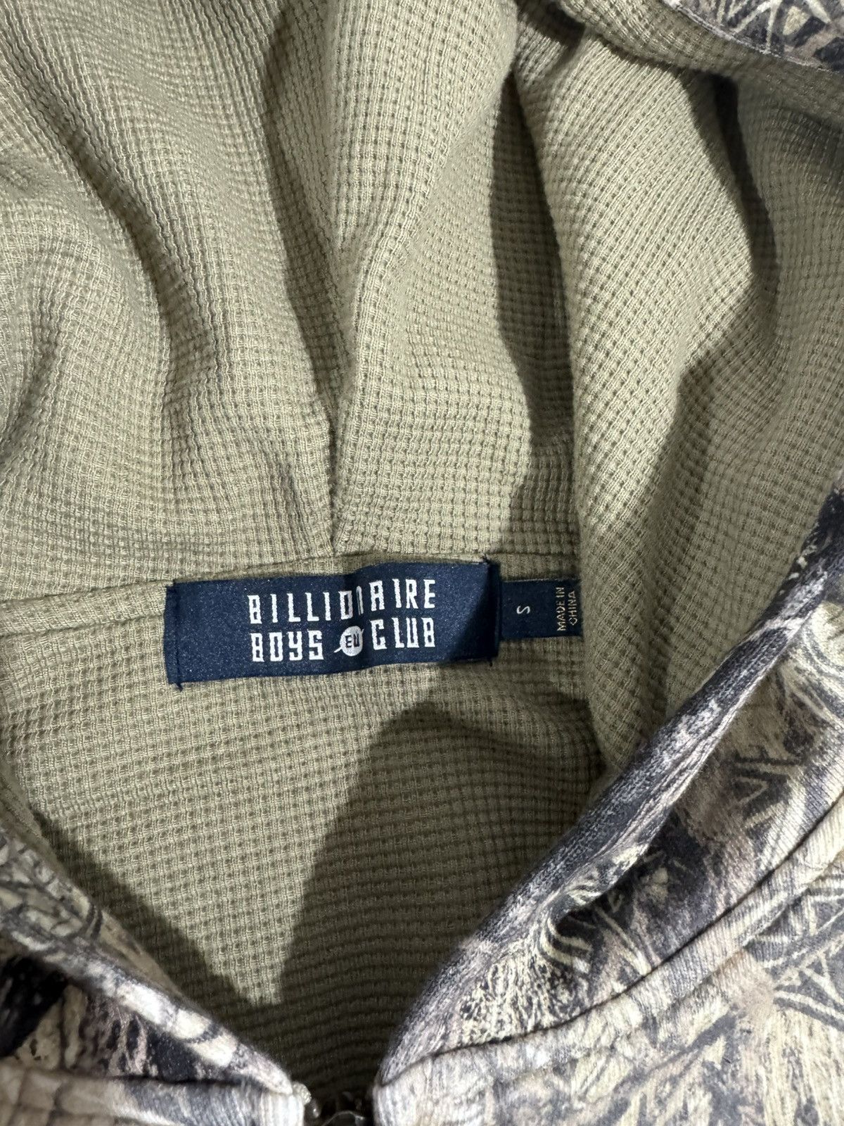 Billionaire Boys Club BBC tree camo thermal lined hoodie S Size US S / EU 44-46 / 1 - 3 Thumbnail