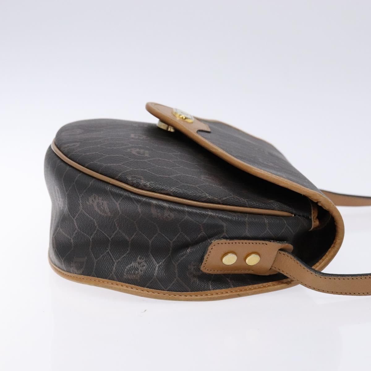 Dior DIOR Honeycomb Canvas Shoulder Bag Pvc Black Gold Size ONE SIZE - 4 Thumbnail