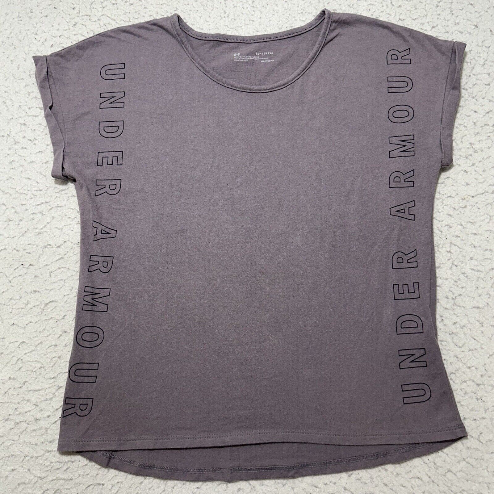 Under Armour Under Armour XS Crewneck Short Sleeve Athletic Purple TShirt Size XS / US 0-2 / IT 36-38 - 1 Thumbnail
