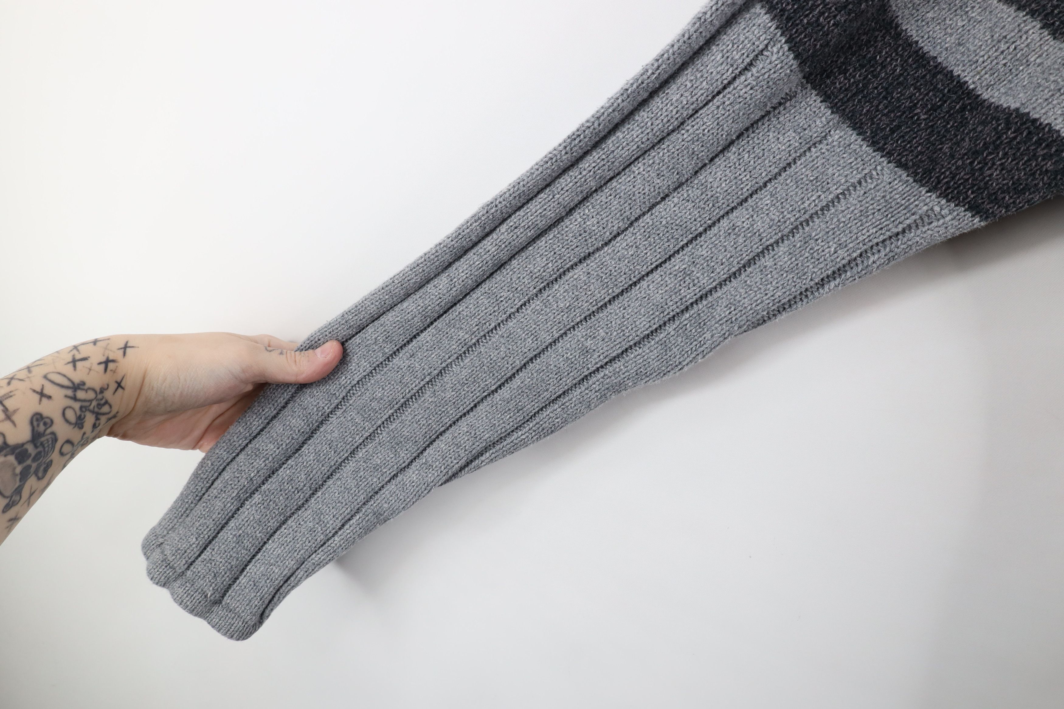 Nautica × Vintage Vintage 90s Nautica Heavyweight Ribbed Mock Neck Sweater Size US M / EU 48-50 / 2 - 6 Thumbnail