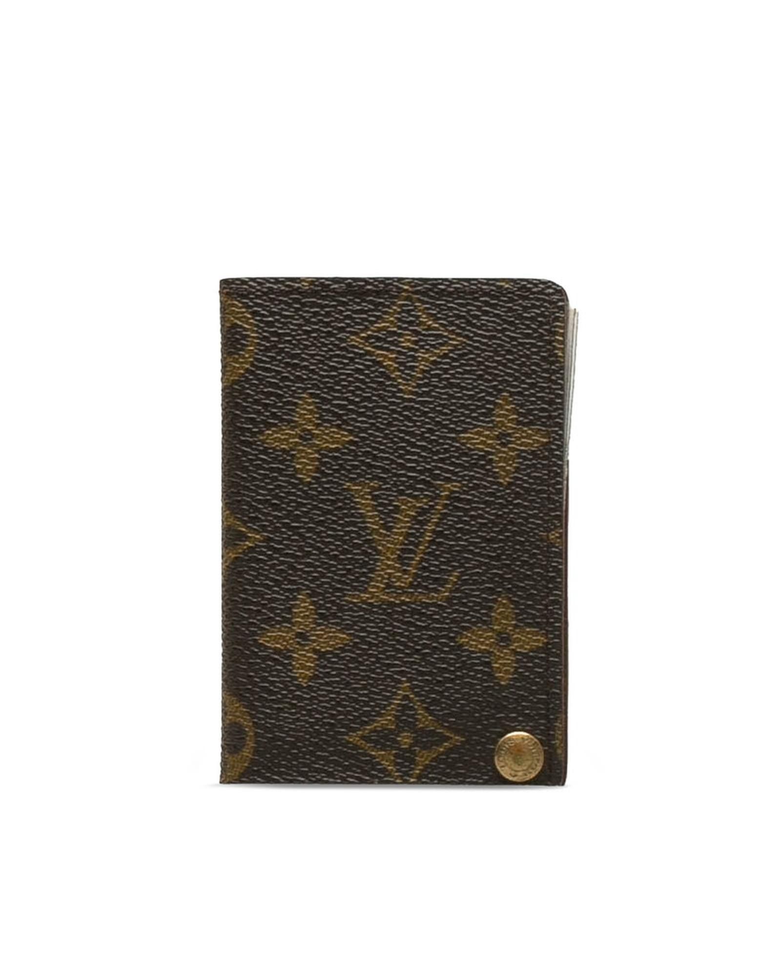 image of Louis Vuitton Monogram Credit Card Wallet in Brown, Women's