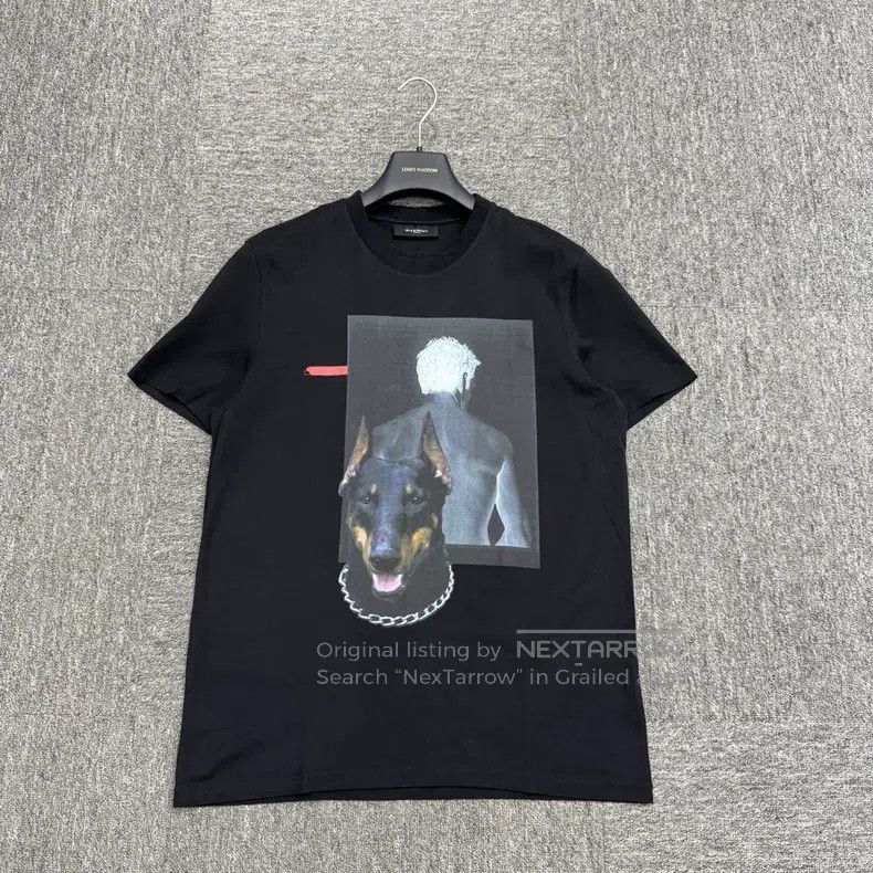 Givenchy Givenchy Doberman Portrait Background Short Sleeve Size US M / EU 48-50 / 2 - 1 Thumbnail